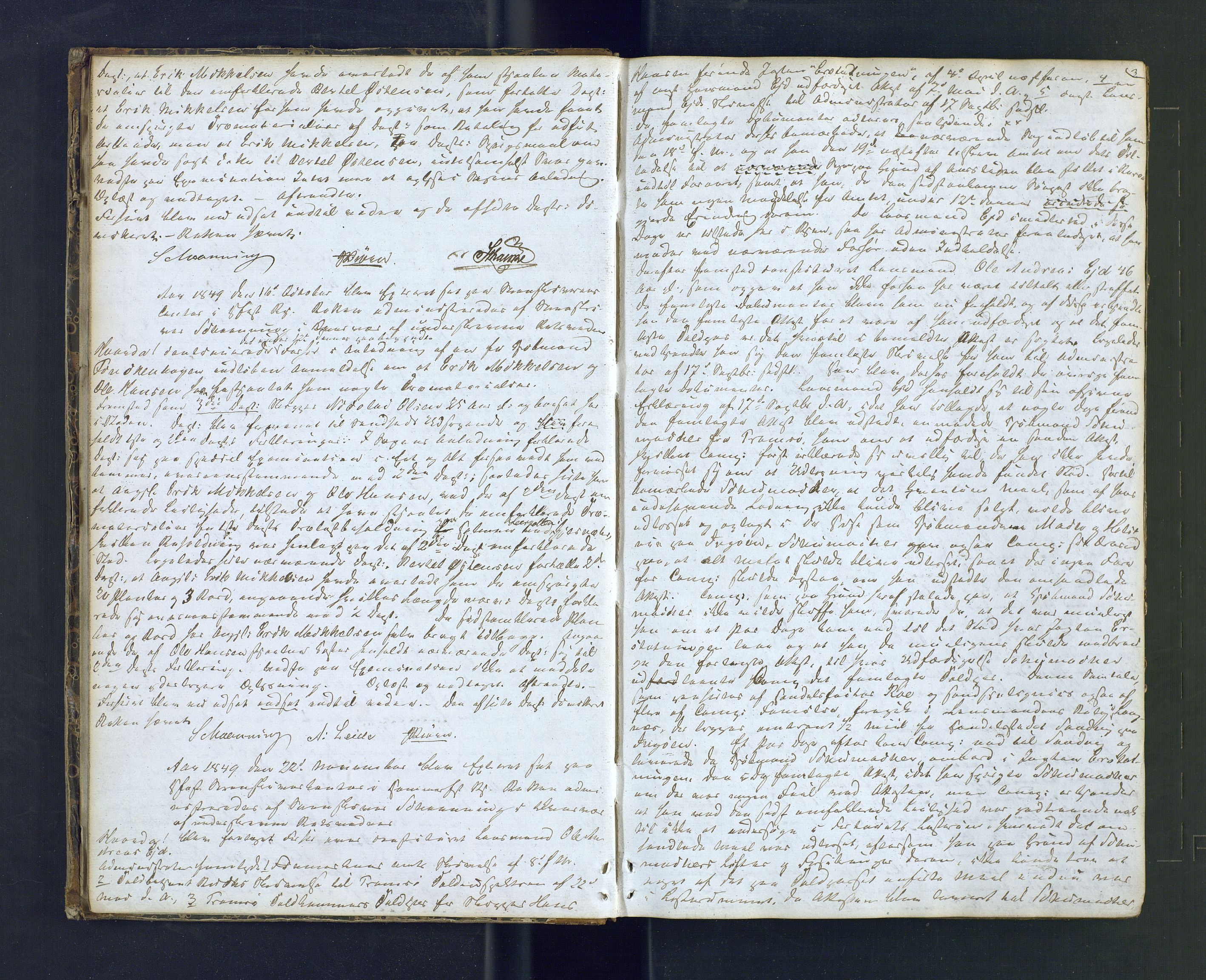 Hammerfest fogderi/sorenskriveri, AV/SATØ-S-0056/1/J/Ja/Jab/L0185: Ekstrarettsprotokoller, 1849-1853, p. 3