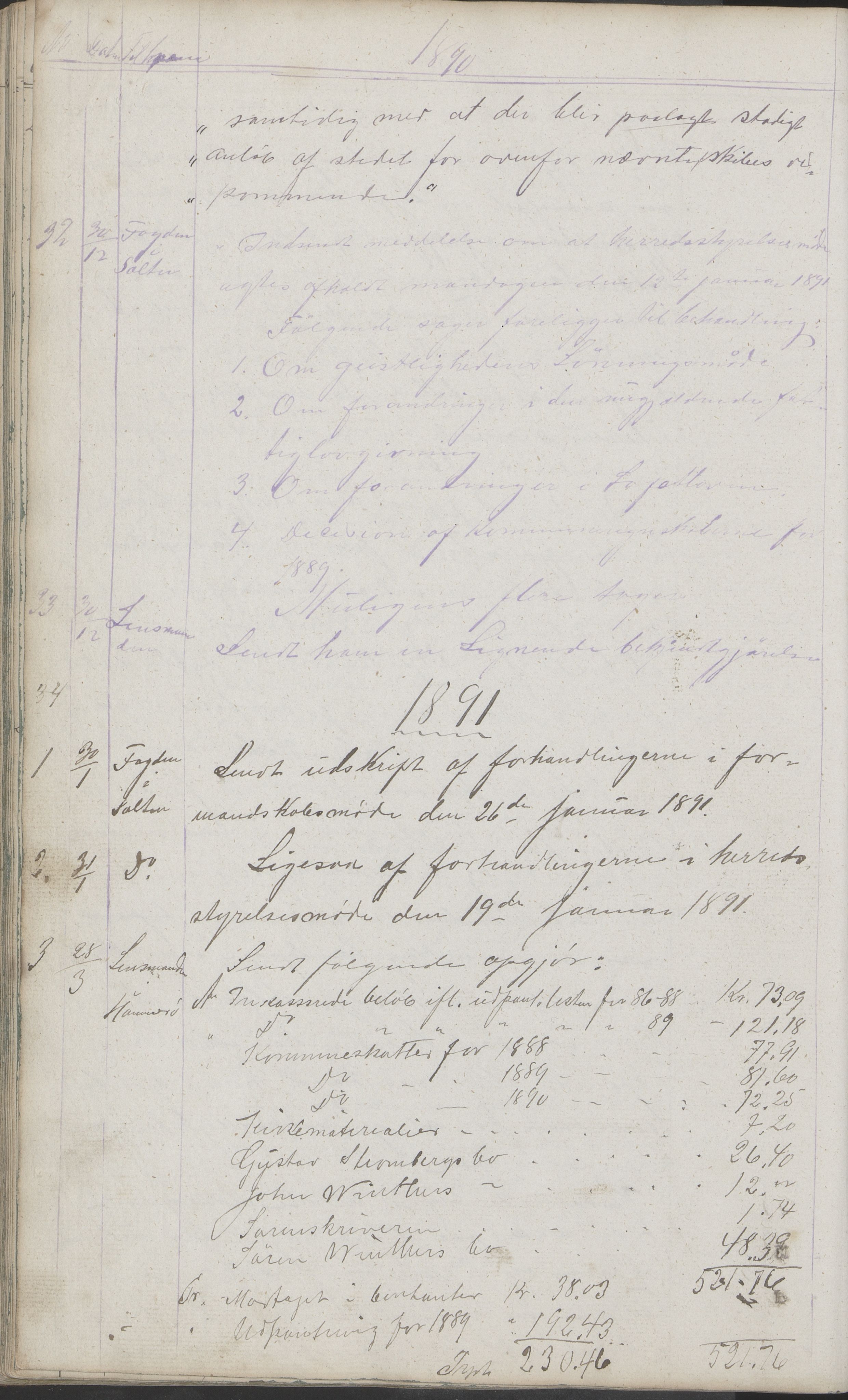 Hamarøy kommune. Formannskapet, AIN/K-18490.150/210/L0001: Protokoll, 1838-1900, p. 237b