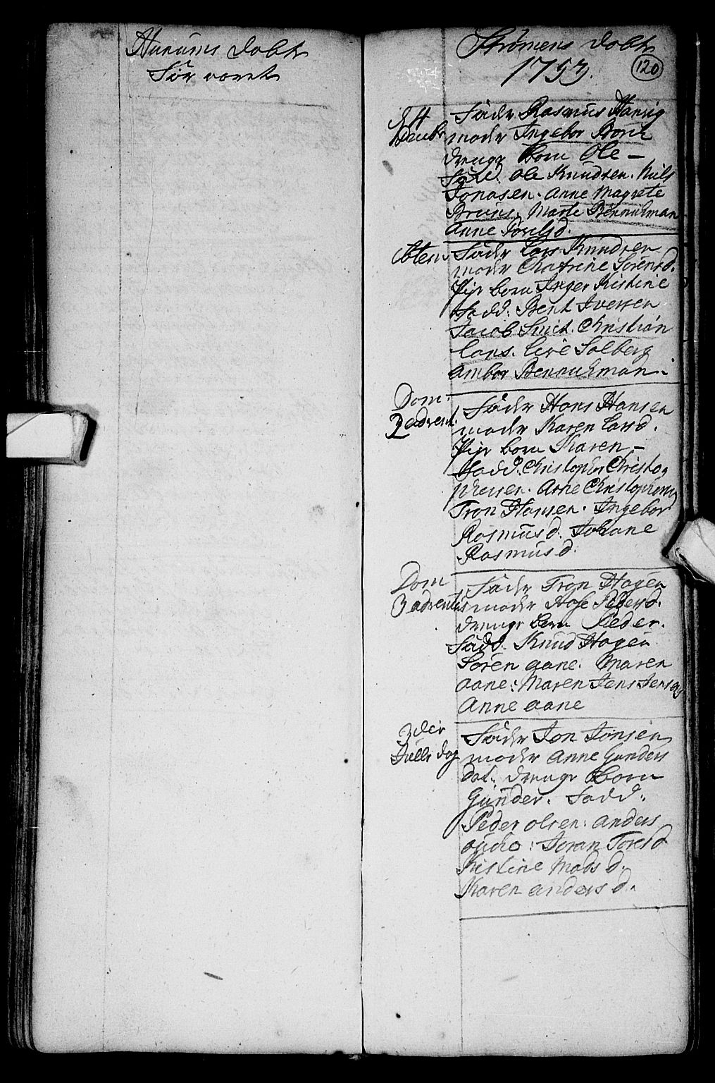 Hurum kirkebøker, AV/SAKO-A-229/F/Fa/L0002: Parish register (official) no. 2, 1733-1757, p. 120