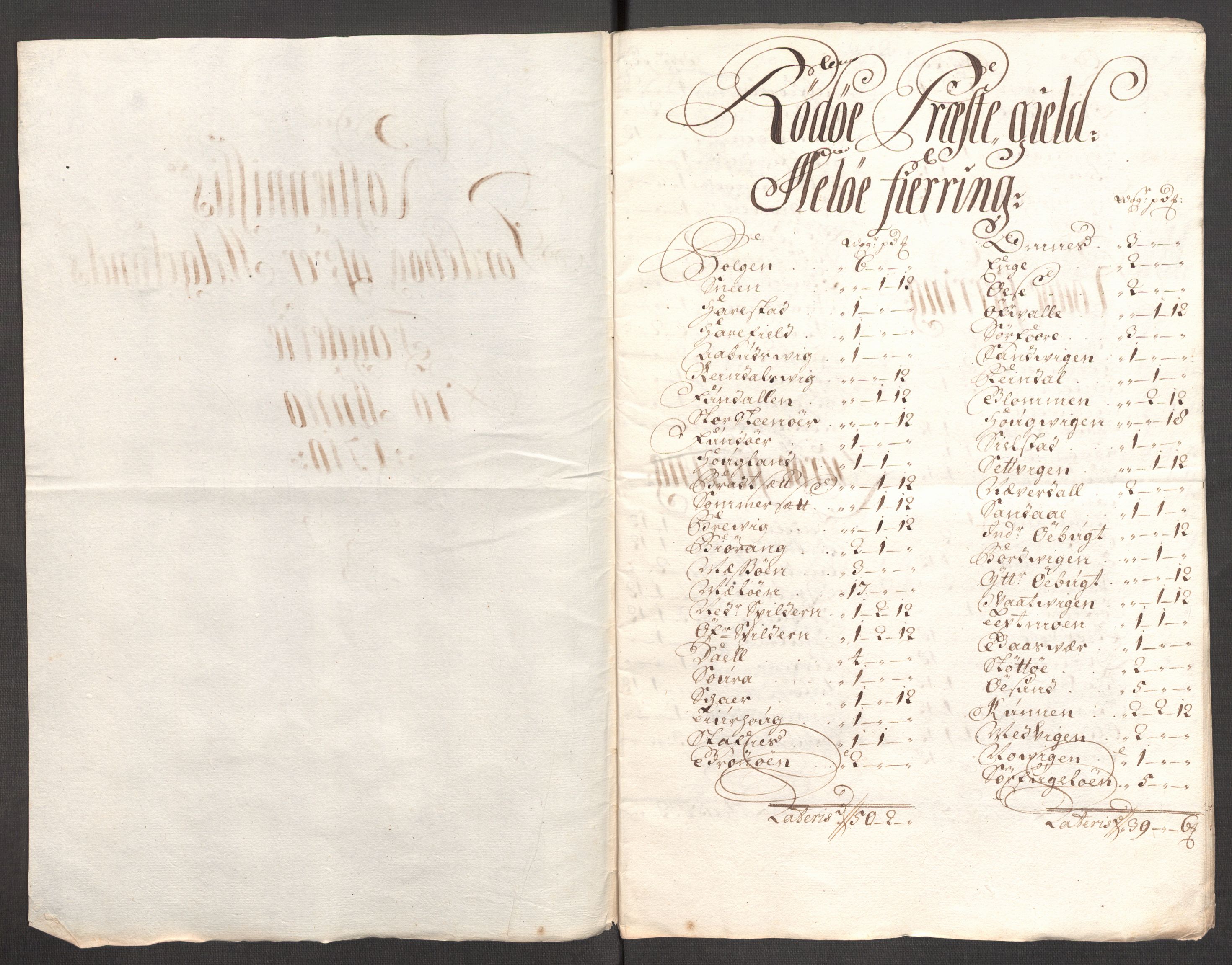 Rentekammeret inntil 1814, Reviderte regnskaper, Fogderegnskap, RA/EA-4092/R65/L4511: Fogderegnskap Helgeland, 1710-1711, p. 96