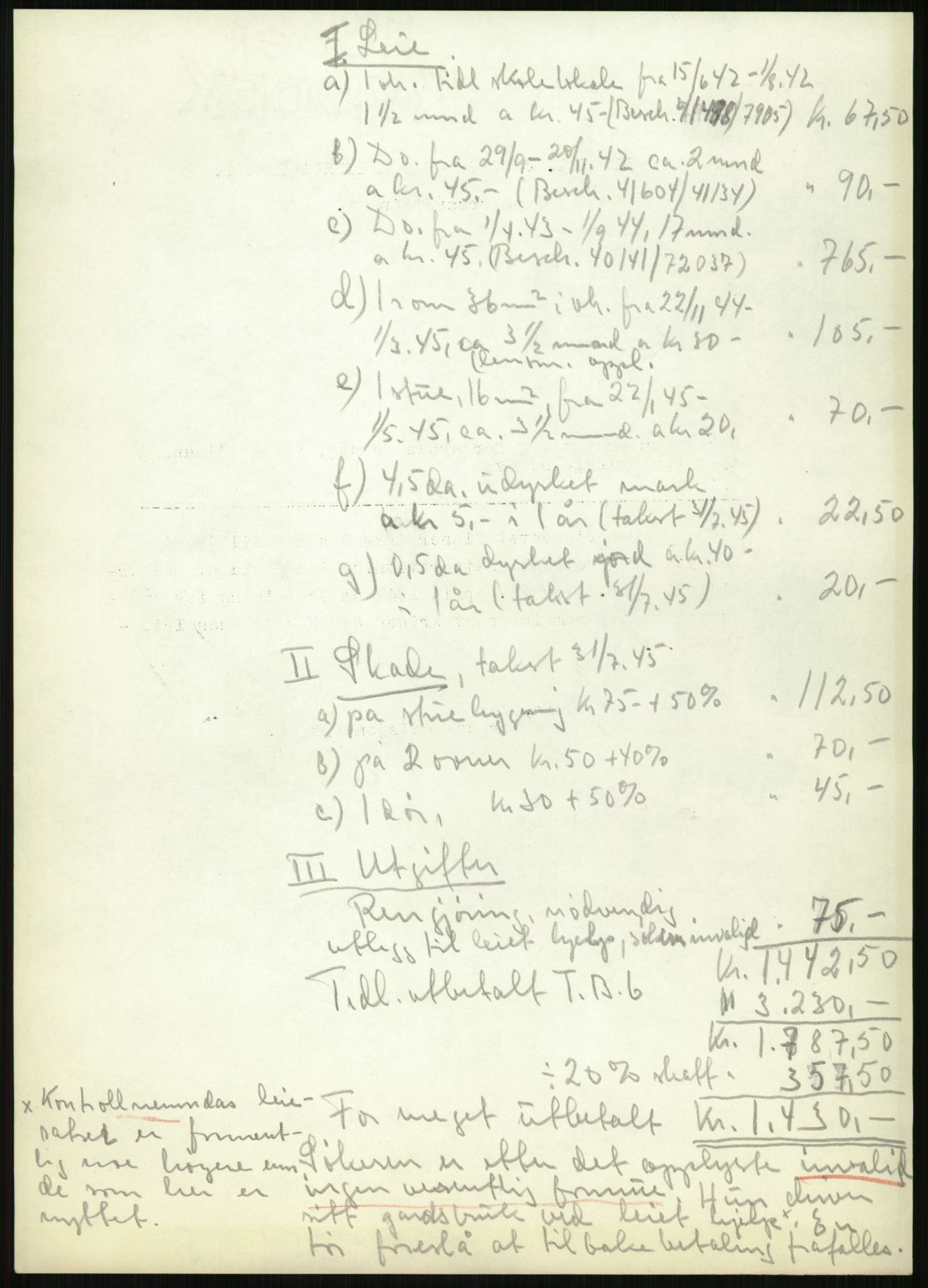 Forsvarsdepartementet, 10. kontor / Oppgjørskontoret, AV/RA-RAFA-1225/D/Dd/L0480: Troms, 1942-1953, p. 35