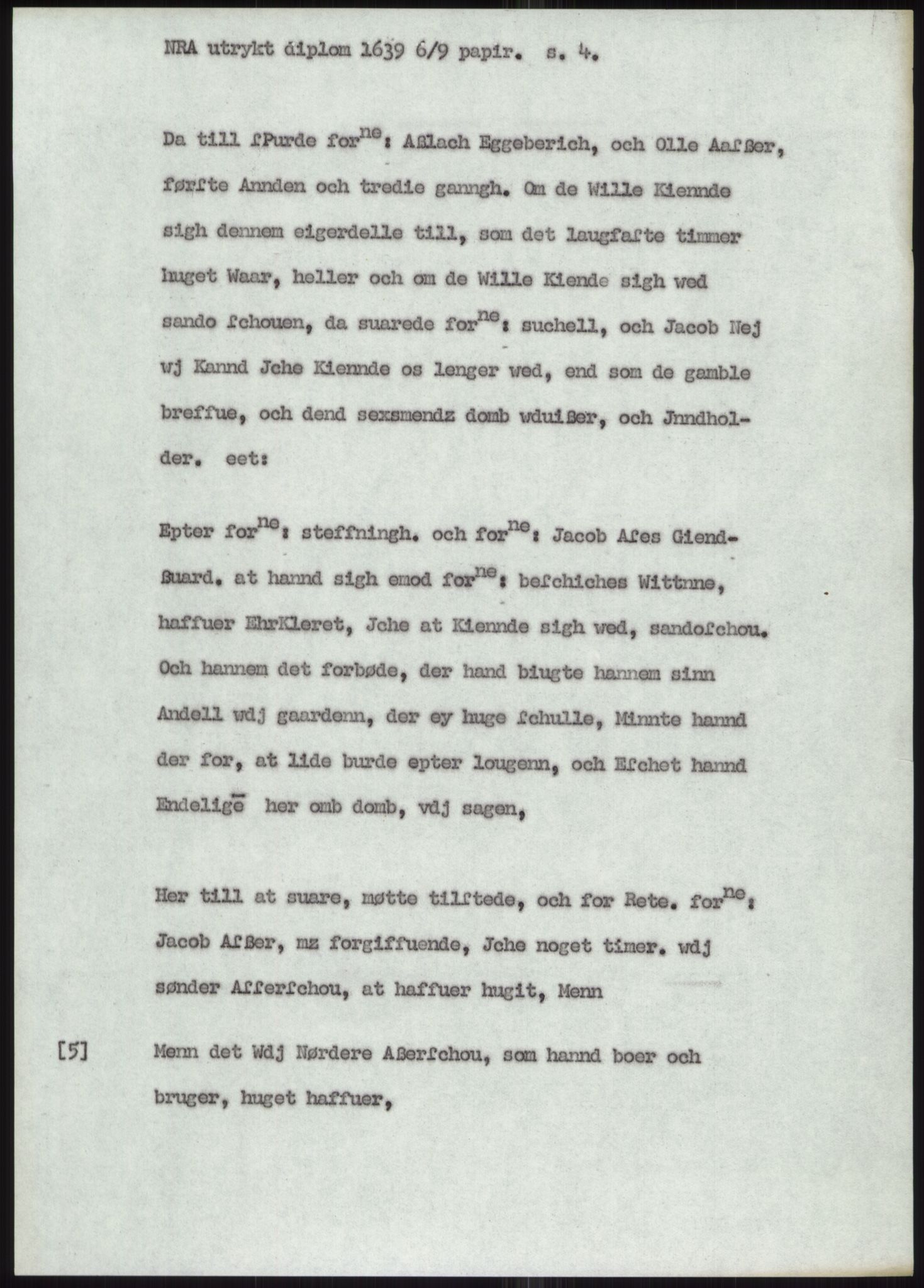 Samlinger til kildeutgivelse, Diplomavskriftsamlingen, AV/RA-EA-4053/H/Ha, p. 2400