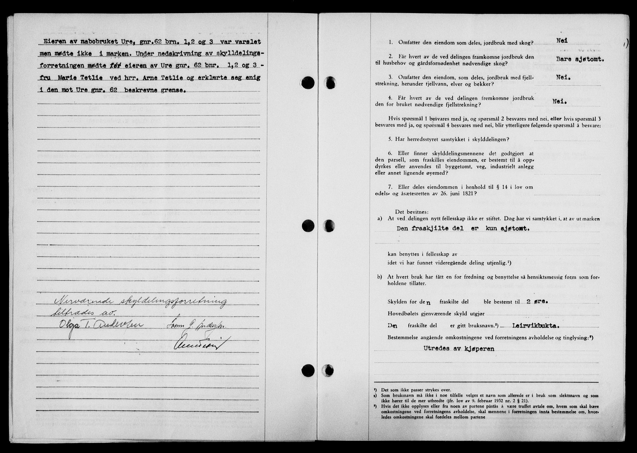 Lofoten sorenskriveri, AV/SAT-A-0017/1/2/2C/L0020a: Mortgage book no. 20a, 1948-1949, Diary no: : 887/1949