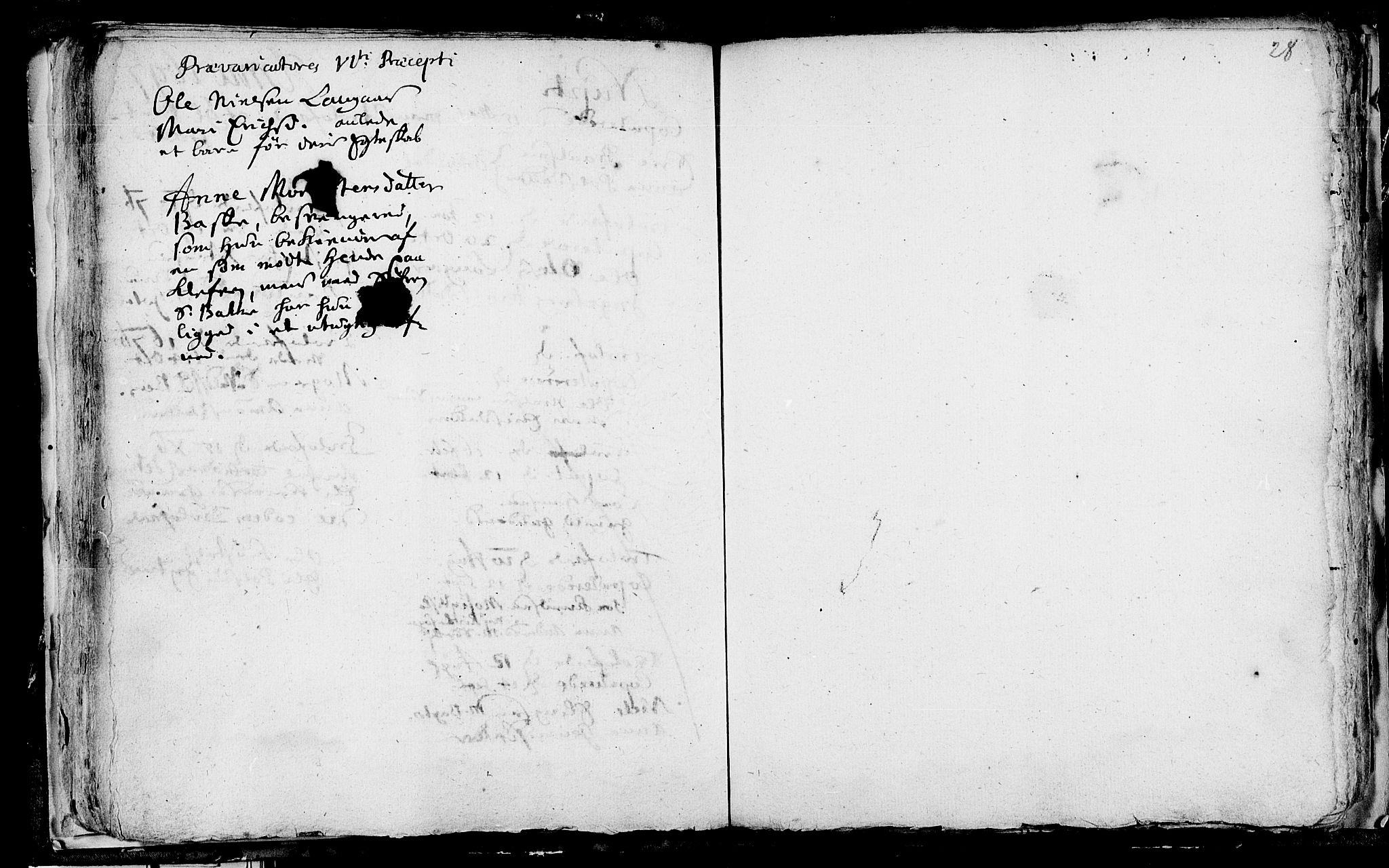 Våle kirkebøker, AV/SAKO-A-334/F/Fa/L0001: Parish register (official) no. I 1, 1693-1704, p. 28