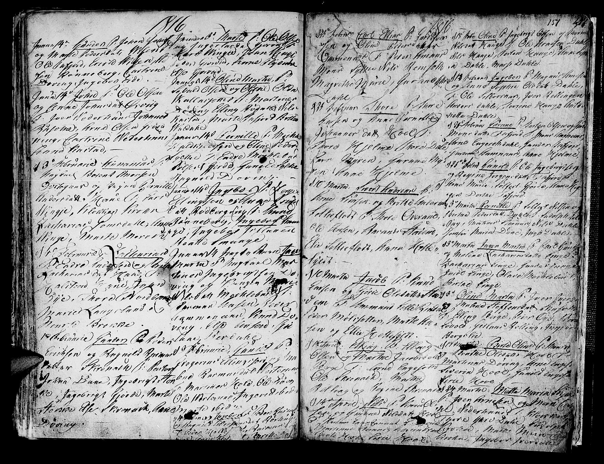 Ministerialprotokoller, klokkerbøker og fødselsregistre - Møre og Romsdal, SAT/A-1454/519/L0245: Parish register (official) no. 519A04, 1774-1816, p. 151
