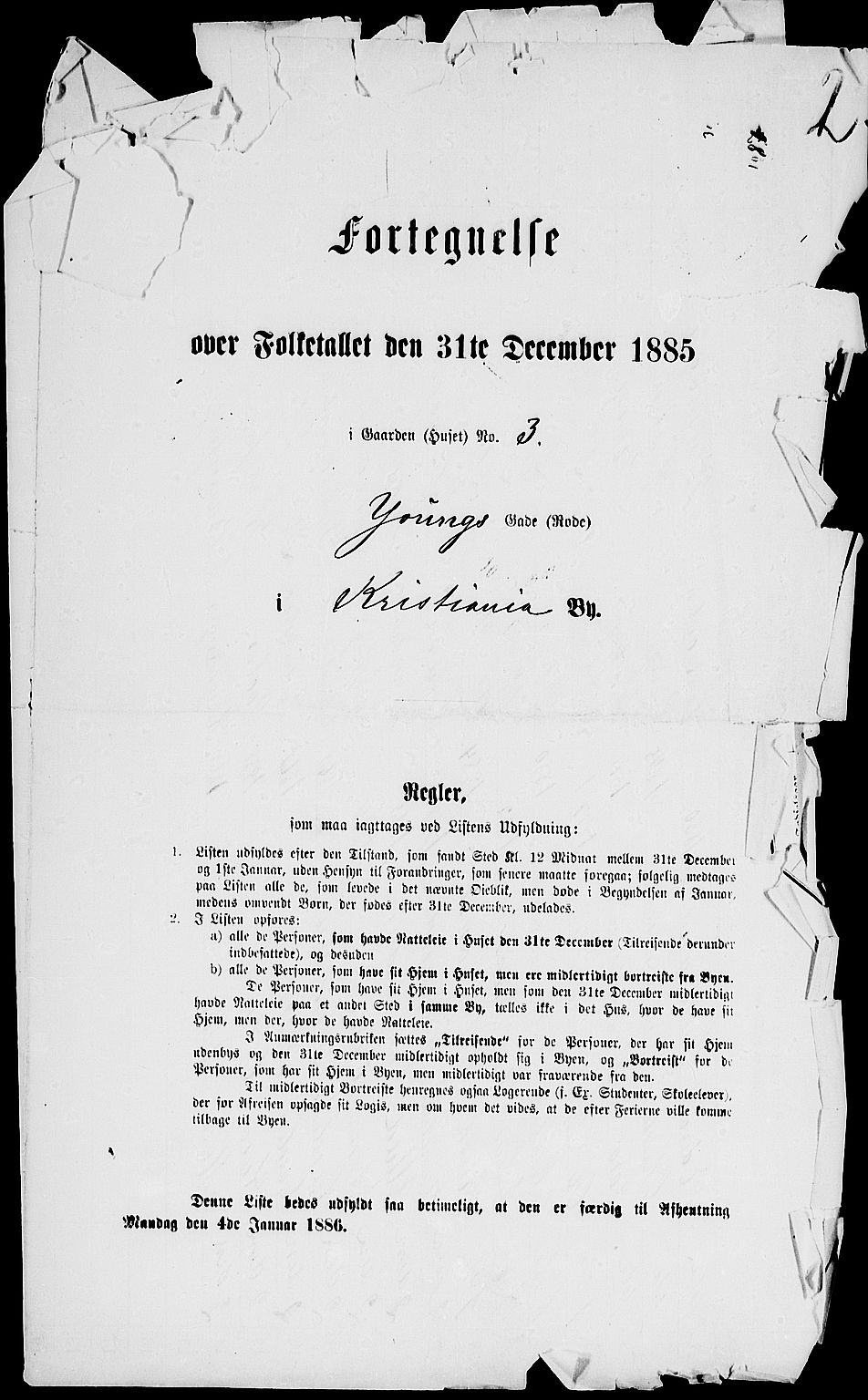 RA, 1885 census for 0301 Kristiania, 1885, p. 5559