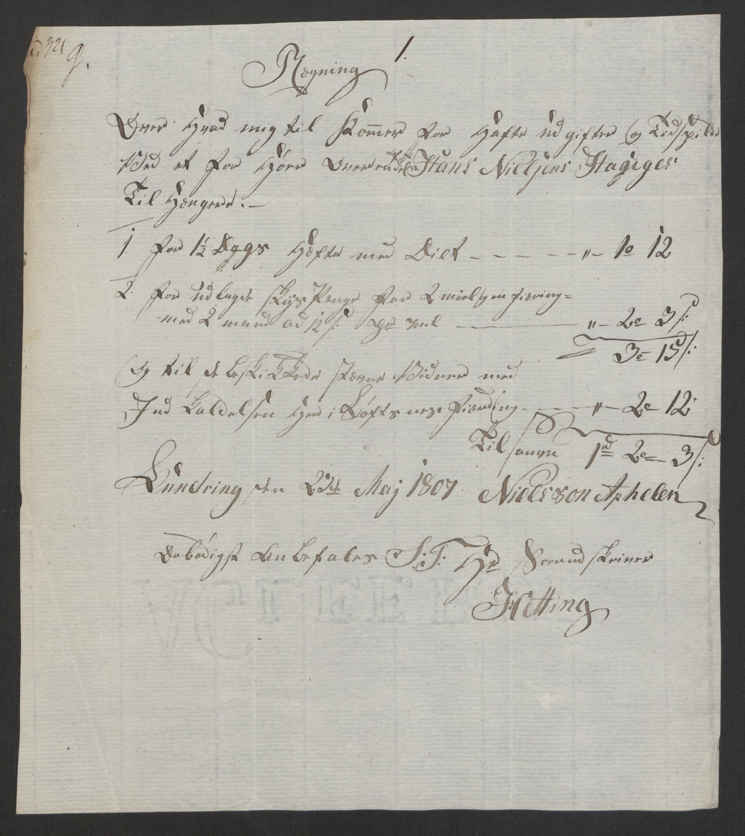Justisdepartementet, Kommisjon i saken mot Hans Nielsen Hauge 1804, AV/RA-S-1151/D/L0005: Hans Nielsen Hauges sak, 1813, p. 219