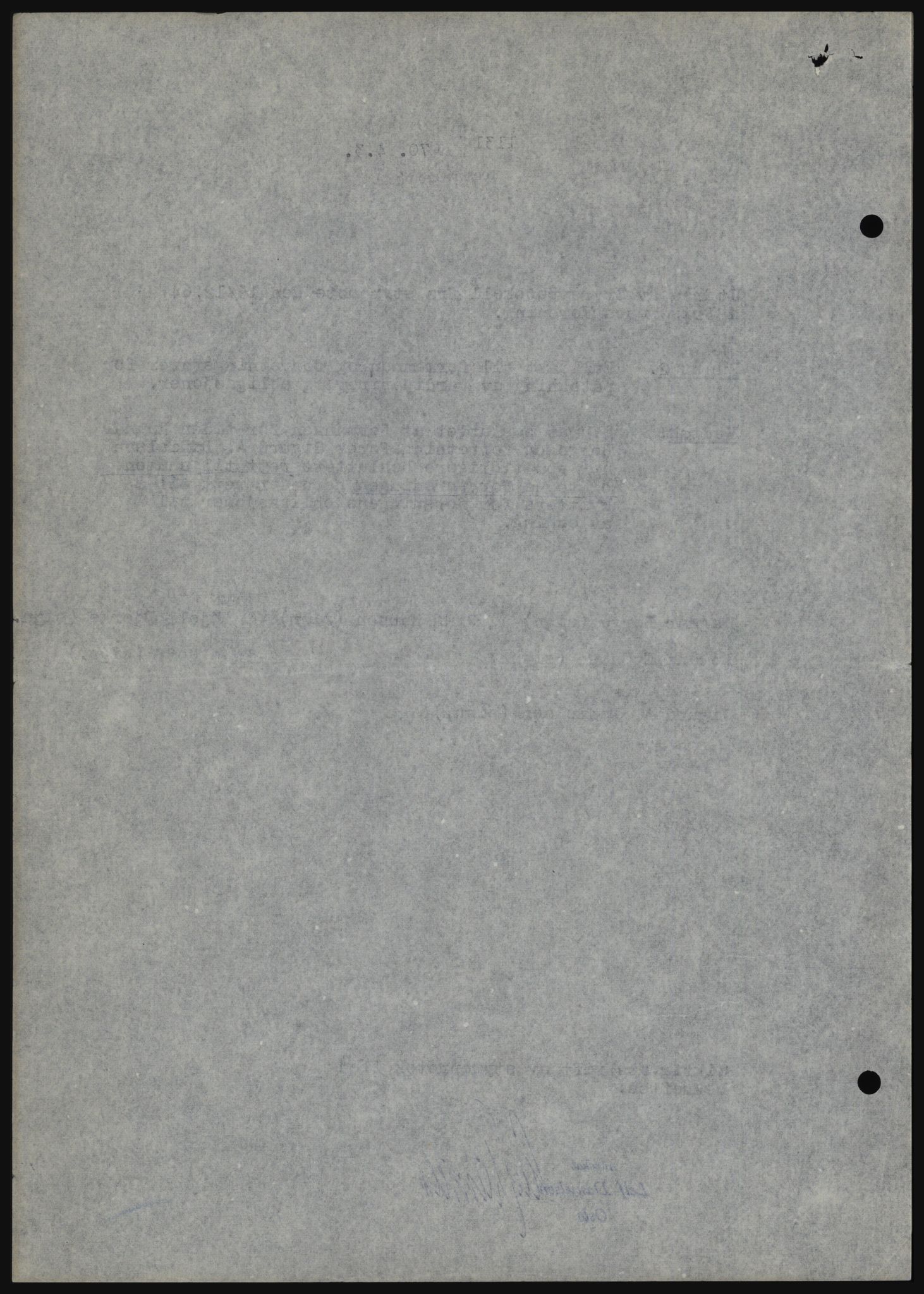 Nord-Hedmark sorenskriveri, SAH/TING-012/H/Hc/L0033: Mortgage book no. 33, 1970-1970, Diary no: : 1131/1970