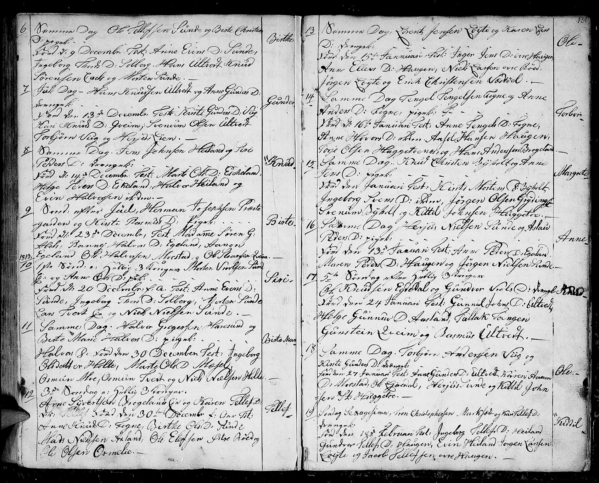 Gjerstad sokneprestkontor, AV/SAK-1111-0014/F/Fa/Faa/L0003: Parish register (official) no. A 3, 1780-1815, p. 131