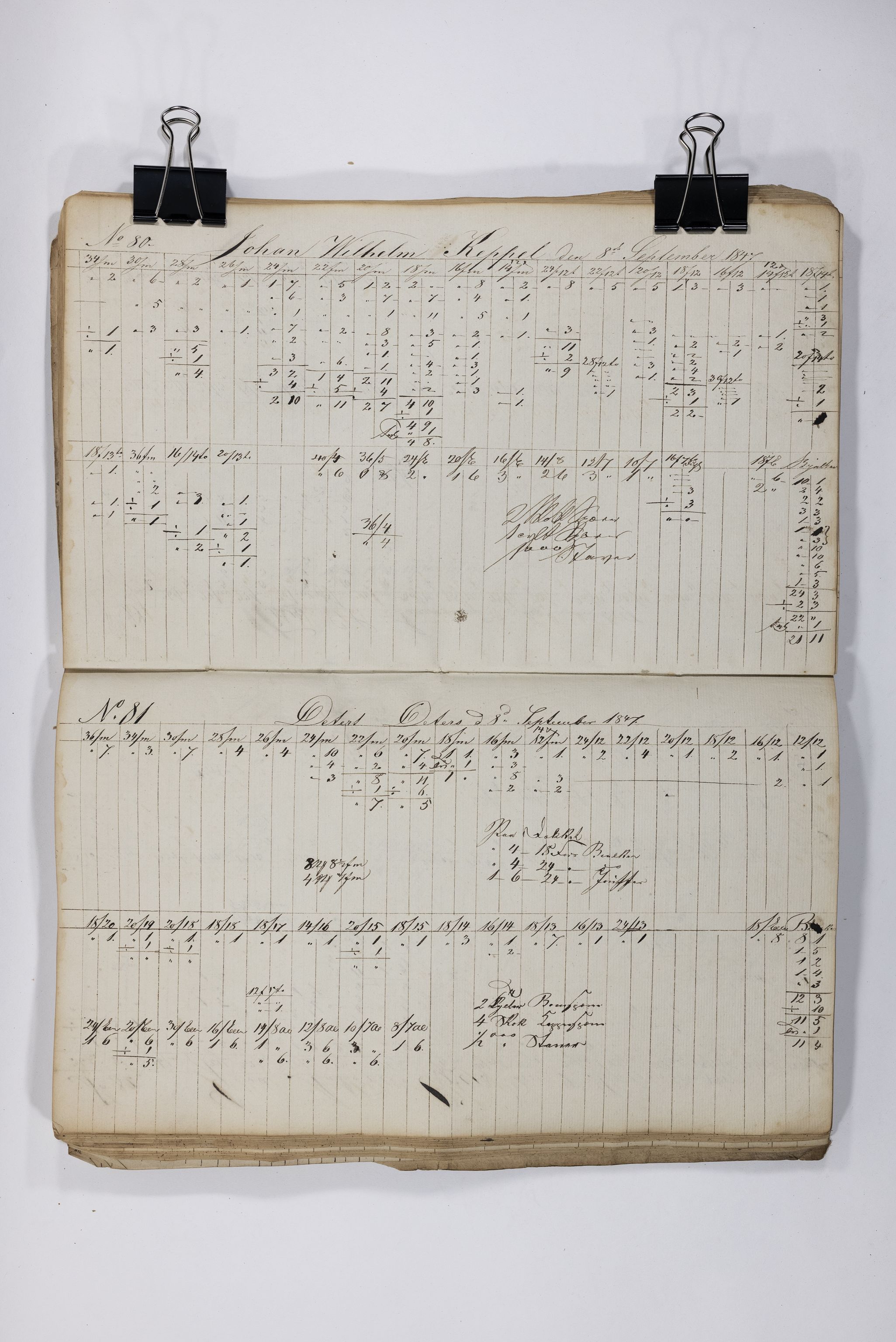 Blehr/ Kjellestad, TEMU/TGM-A-1212/E/Eb/L0004: Ladnings Liste, 1847-1849, p. 42