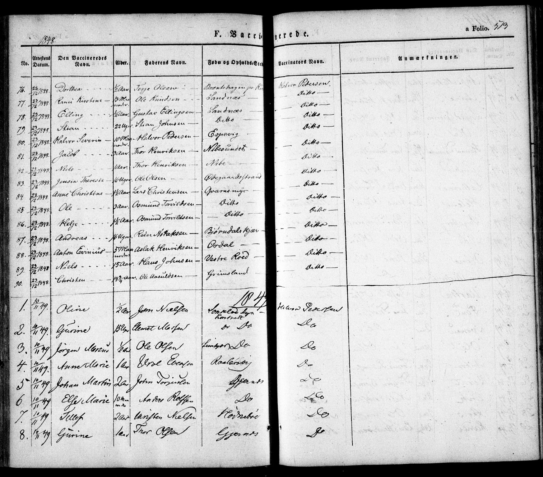 Søndeled sokneprestkontor, SAK/1111-0038/F/Fa/L0002: Parish register (official) no. A 2, 1839-1860, p. 513