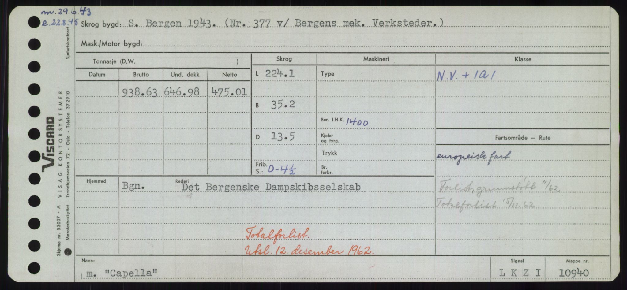 Sjøfartsdirektoratet med forløpere, Skipsmålingen, RA/S-1627/H/Hd/L0008: Fartøy, C-D, p. 47