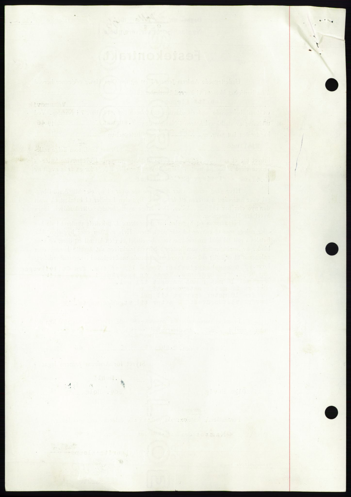 Namdal sorenskriveri, AV/SAT-A-4133/1/2/2C: Mortgage book no. -, 1946-1946, Diary no: : 1416/1946