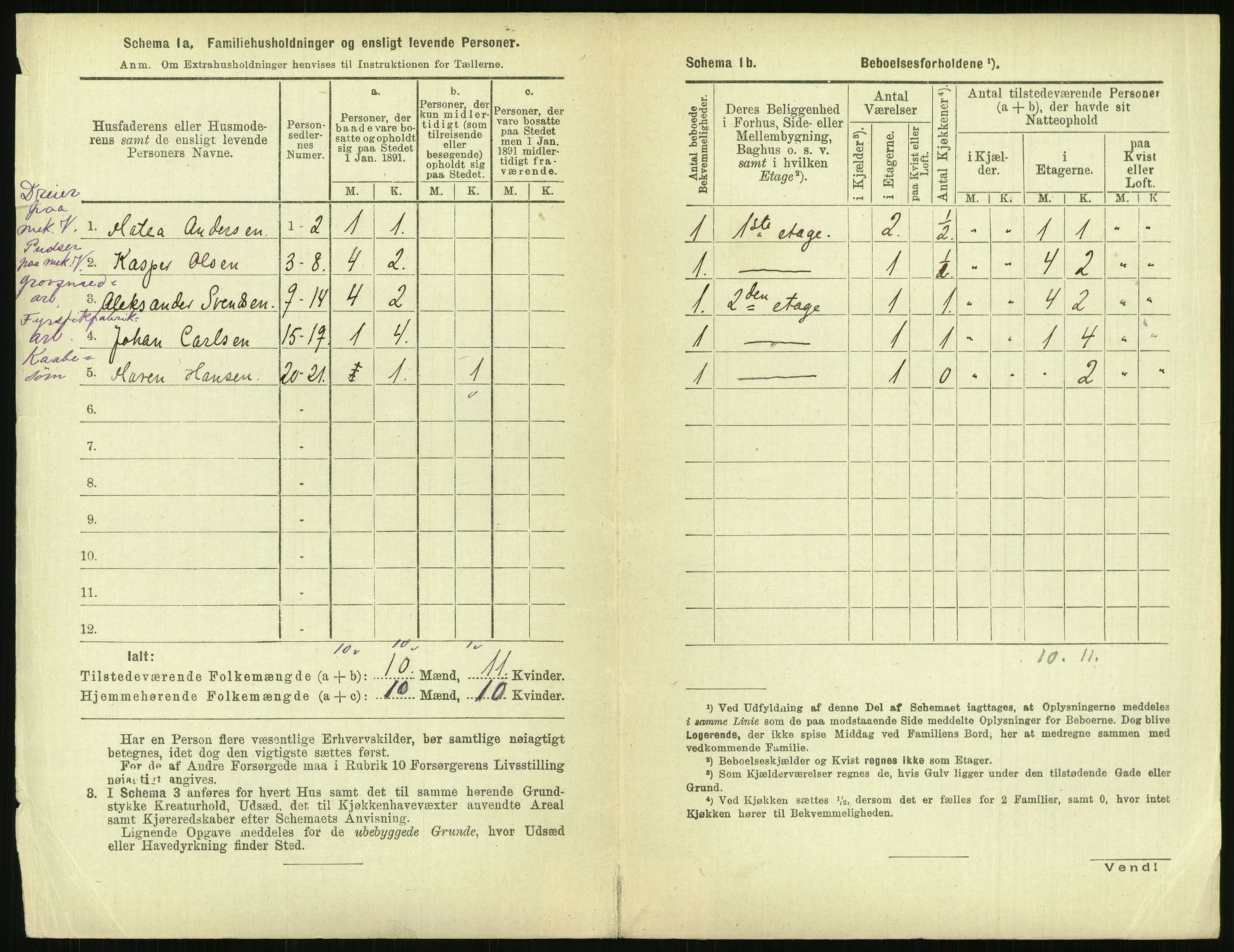 RA, 1891 census for 0301 Kristiania, 1891, p. 114066