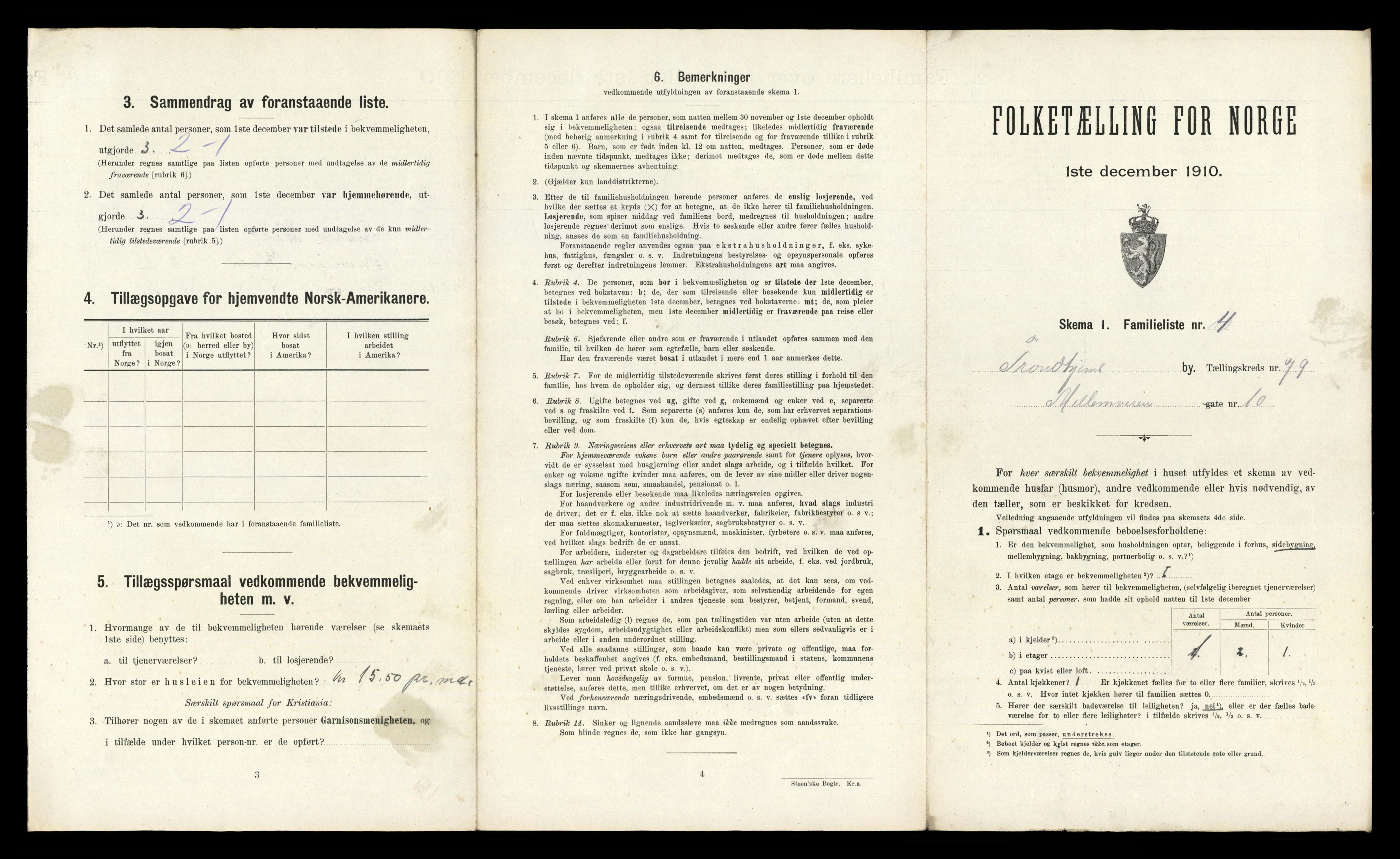 RA, 1910 census for Trondheim, 1910, p. 23893