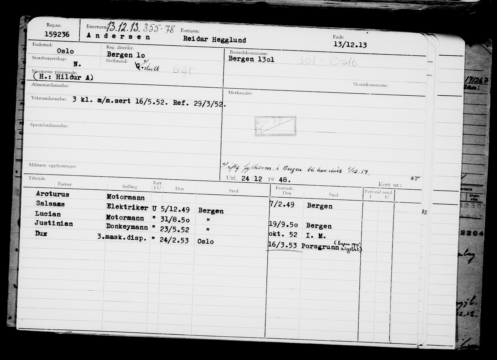 Direktoratet for sjømenn, AV/RA-S-3545/G/Gb/L0117: Hovedkort, 1913-1914, p. 176