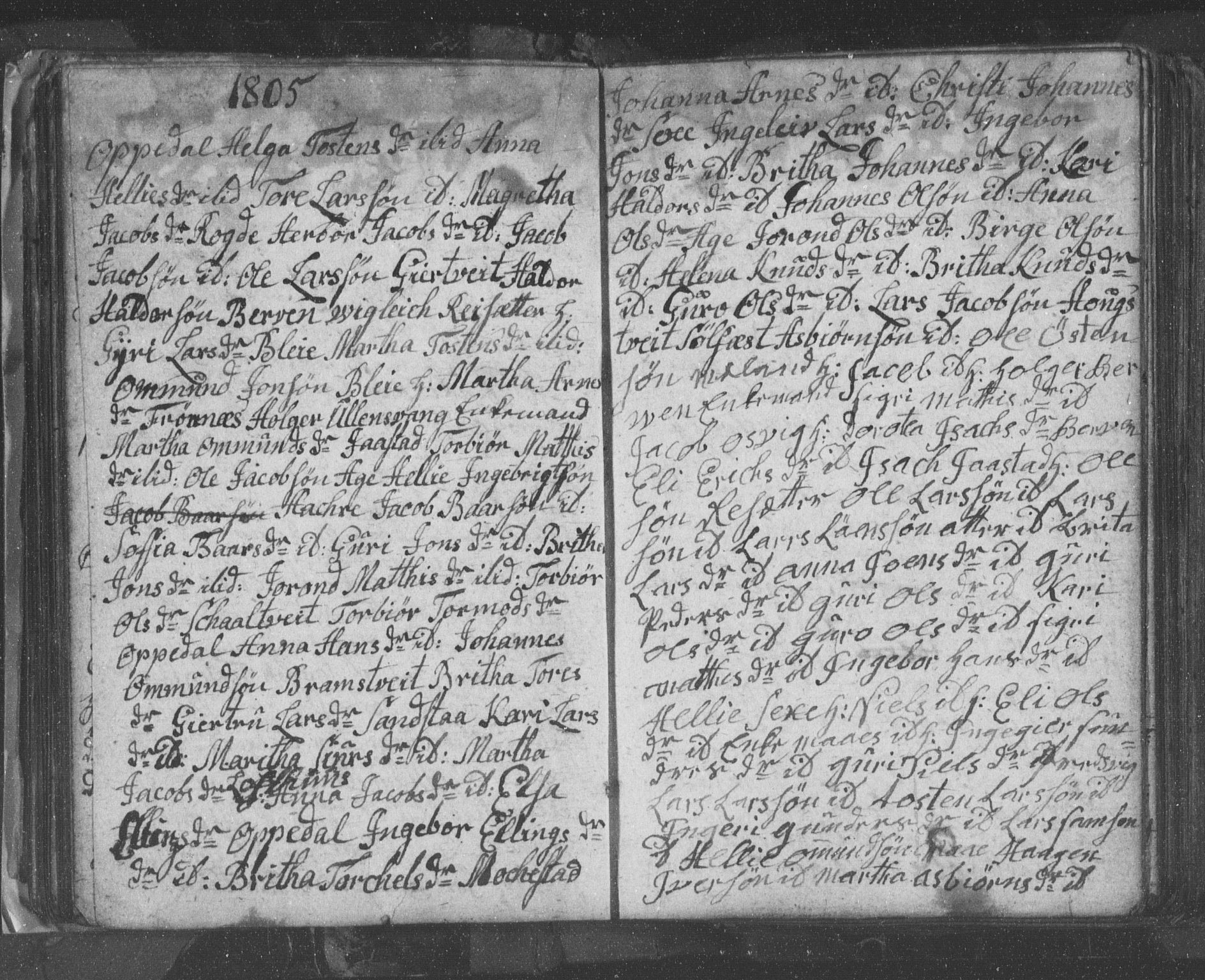 Ullensvang sokneprestembete, SAB/A-78701/H/Hab: Parish register (copy) no. B 8, 1804-1811