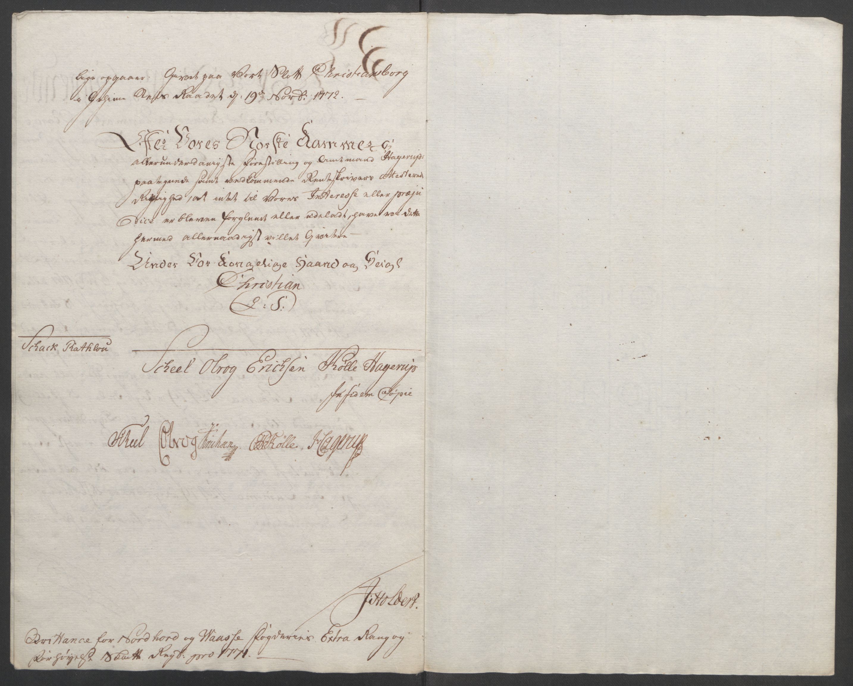 Rentekammeret inntil 1814, Reviderte regnskaper, Fogderegnskap, RA/EA-4092/R51/L3303: Ekstraskatten Nordhordland og Voss, 1762-1772, p. 589