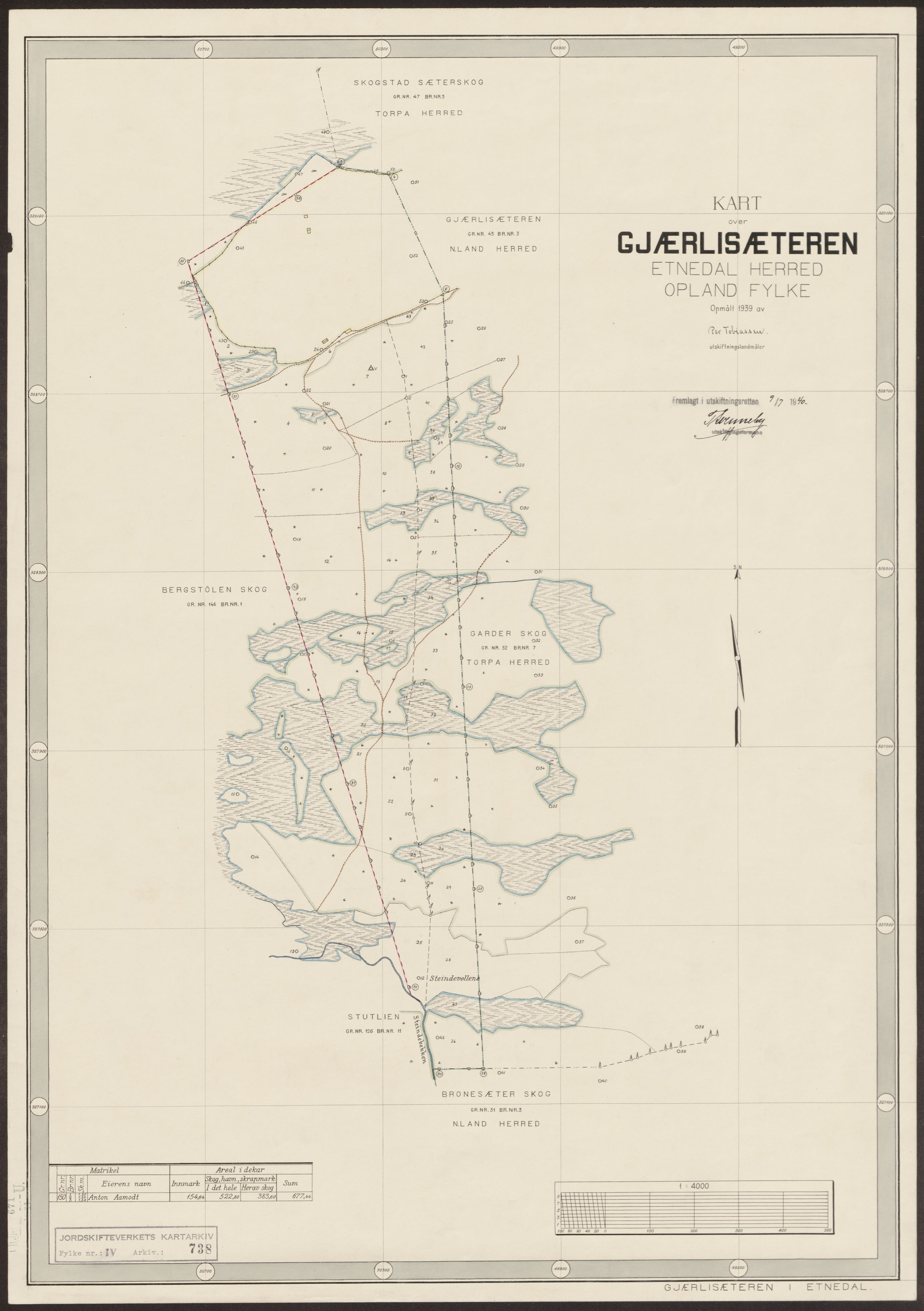 Jordskifteverkets kartarkiv, RA/S-3929/T, 1859-1988, p. 950