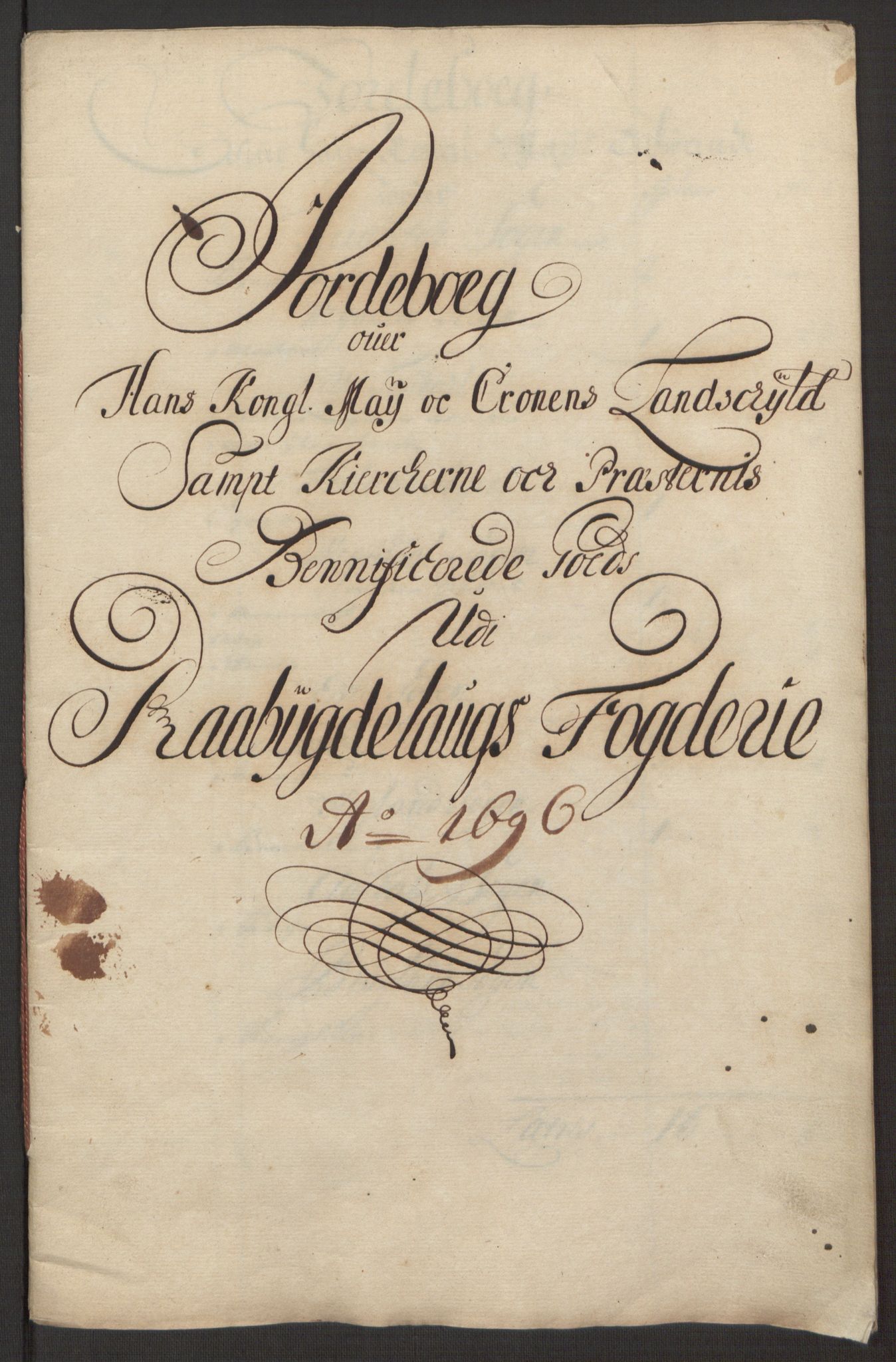 Rentekammeret inntil 1814, Reviderte regnskaper, Fogderegnskap, RA/EA-4092/R40/L2444: Fogderegnskap Råbyggelag, 1693-1696, p. 304