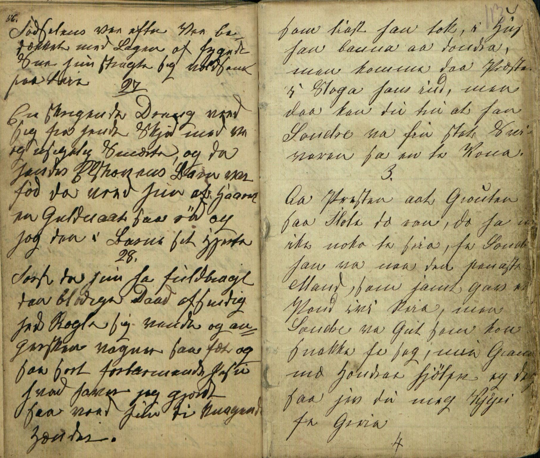 Rikard Berge, TEMU/TGM-A-1003/F/L0005/0018: 160-200 / 177 Handskriven visebok. Tilhører Aasheim af Sigjords Præstegjeld, 1870. Vise, 1870, p. 112-113