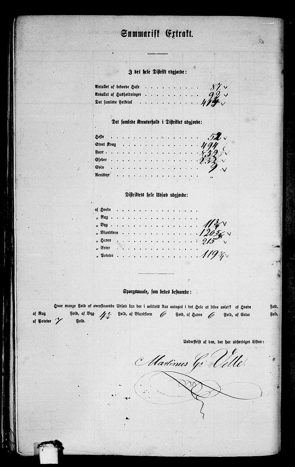 RA, 1865 census for Ørskog, 1865, p. 124