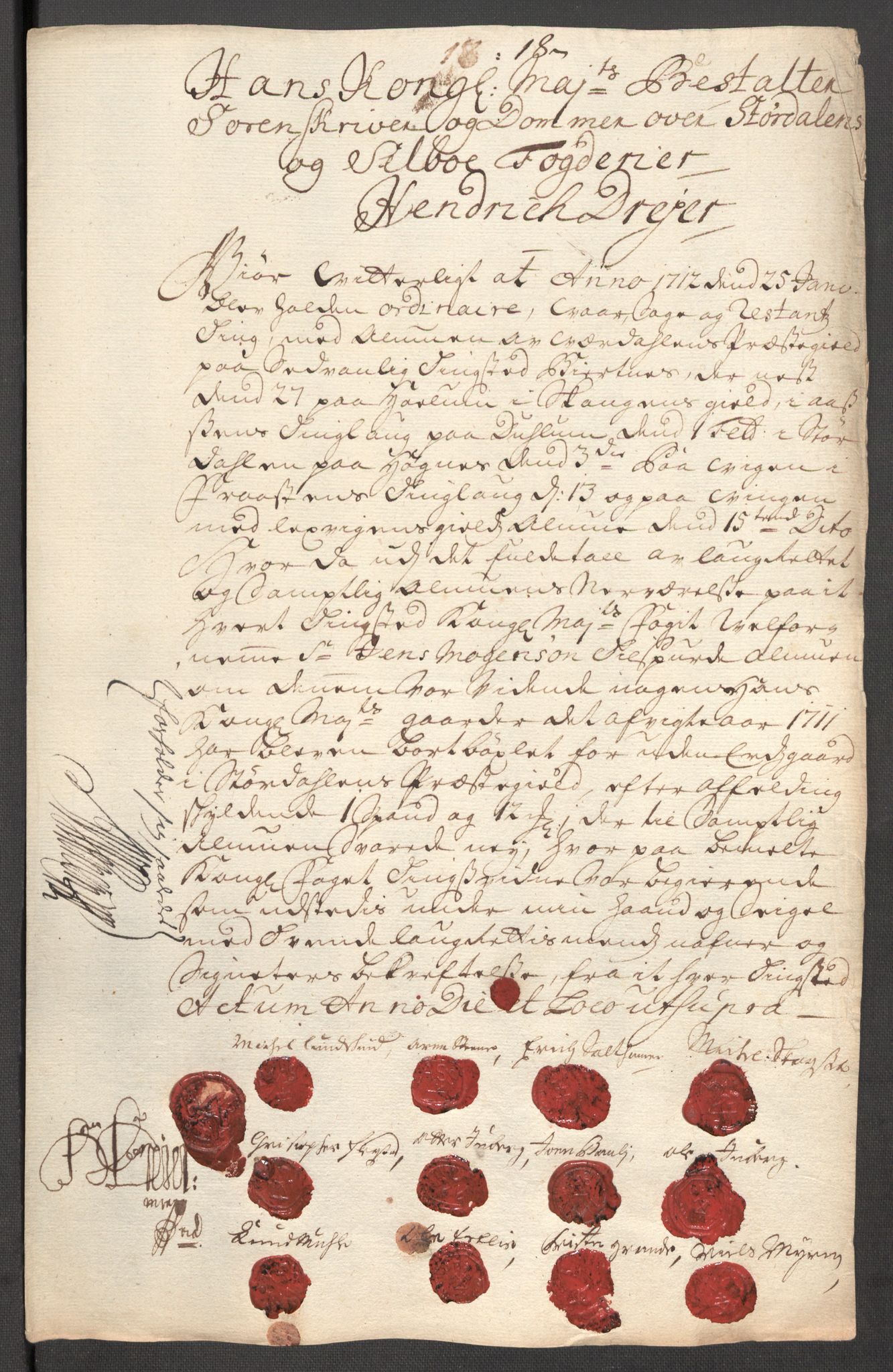 Rentekammeret inntil 1814, Reviderte regnskaper, Fogderegnskap, AV/RA-EA-4092/R62/L4201: Fogderegnskap Stjørdal og Verdal, 1711, p. 181