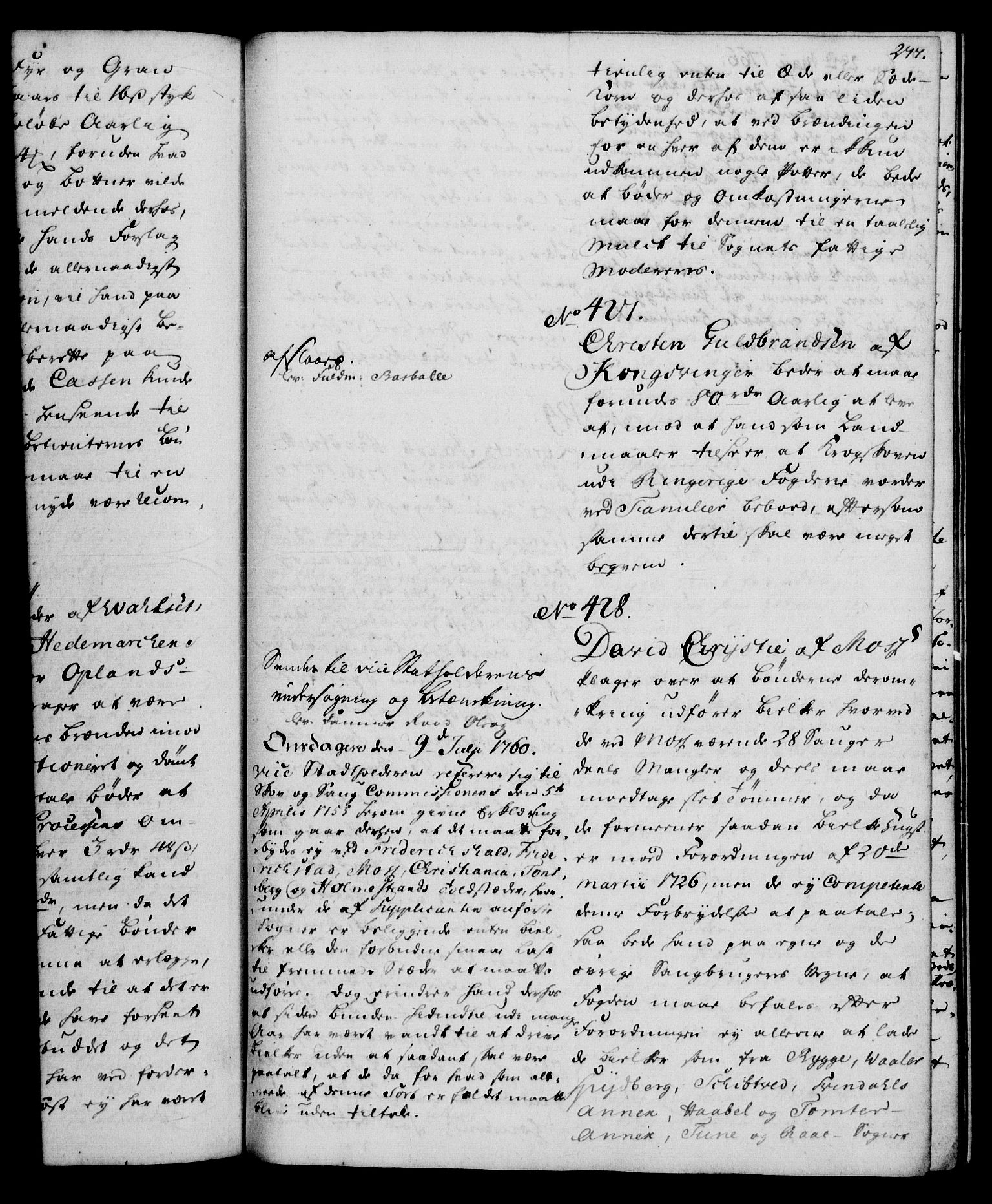 Rentekammeret, Kammerkanselliet, AV/RA-EA-3111/G/Gh/Gha/L0035: Norsk ekstraktmemorialprotokoll (merket RK 53.80), 1759-1771, p. 277