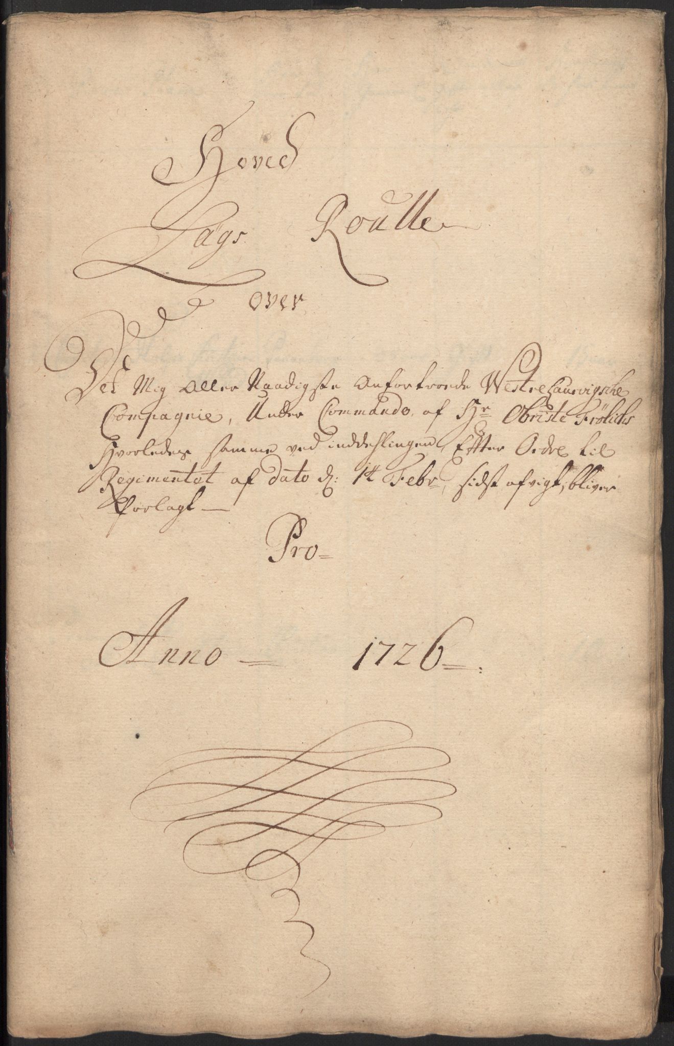 Rentekammeret inntil 1814, Realistisk ordnet avdeling, RA/EA-4070/Ki/L0015: [S14]: Hovedlegdsruller, 1726, p. 64