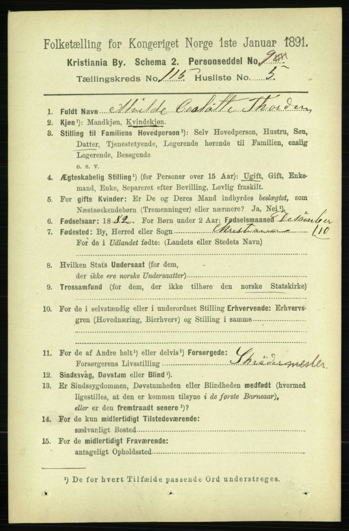 RA, 1891 census for 0301 Kristiania, 1891, p. 61766