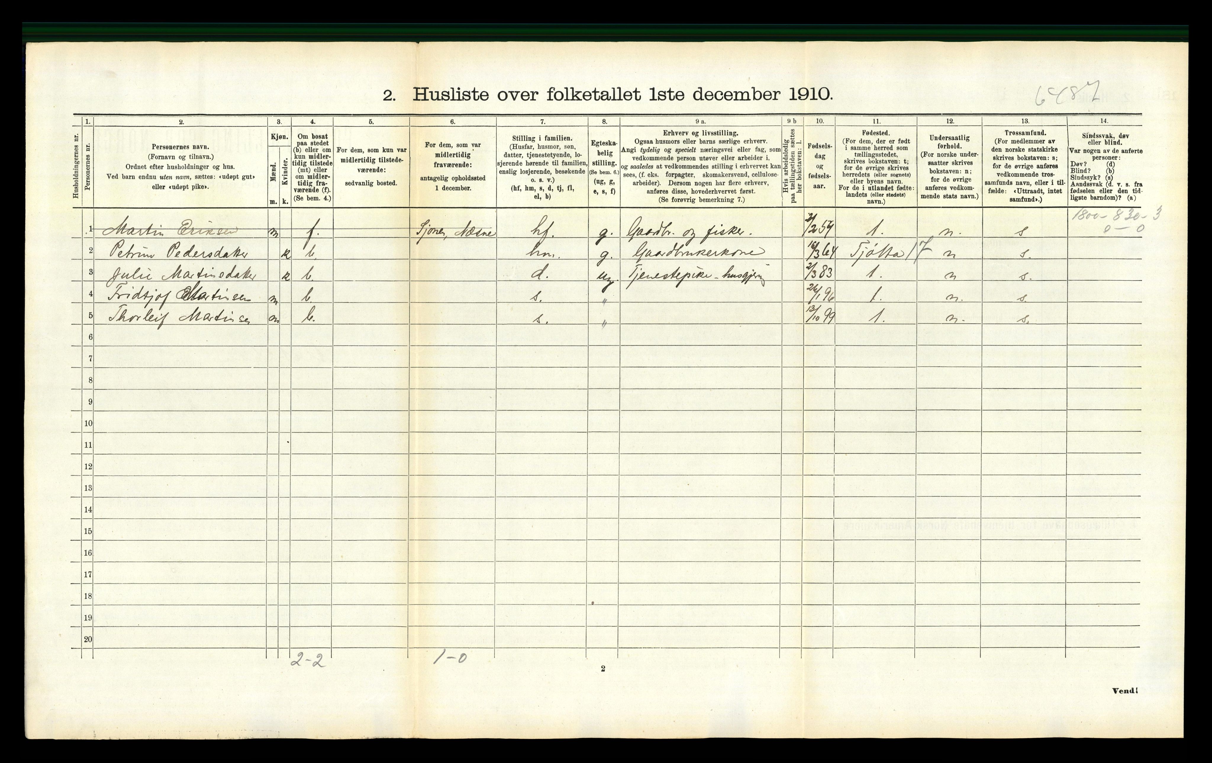 RA, 1910 census for Alstahaug, 1910, p. 259