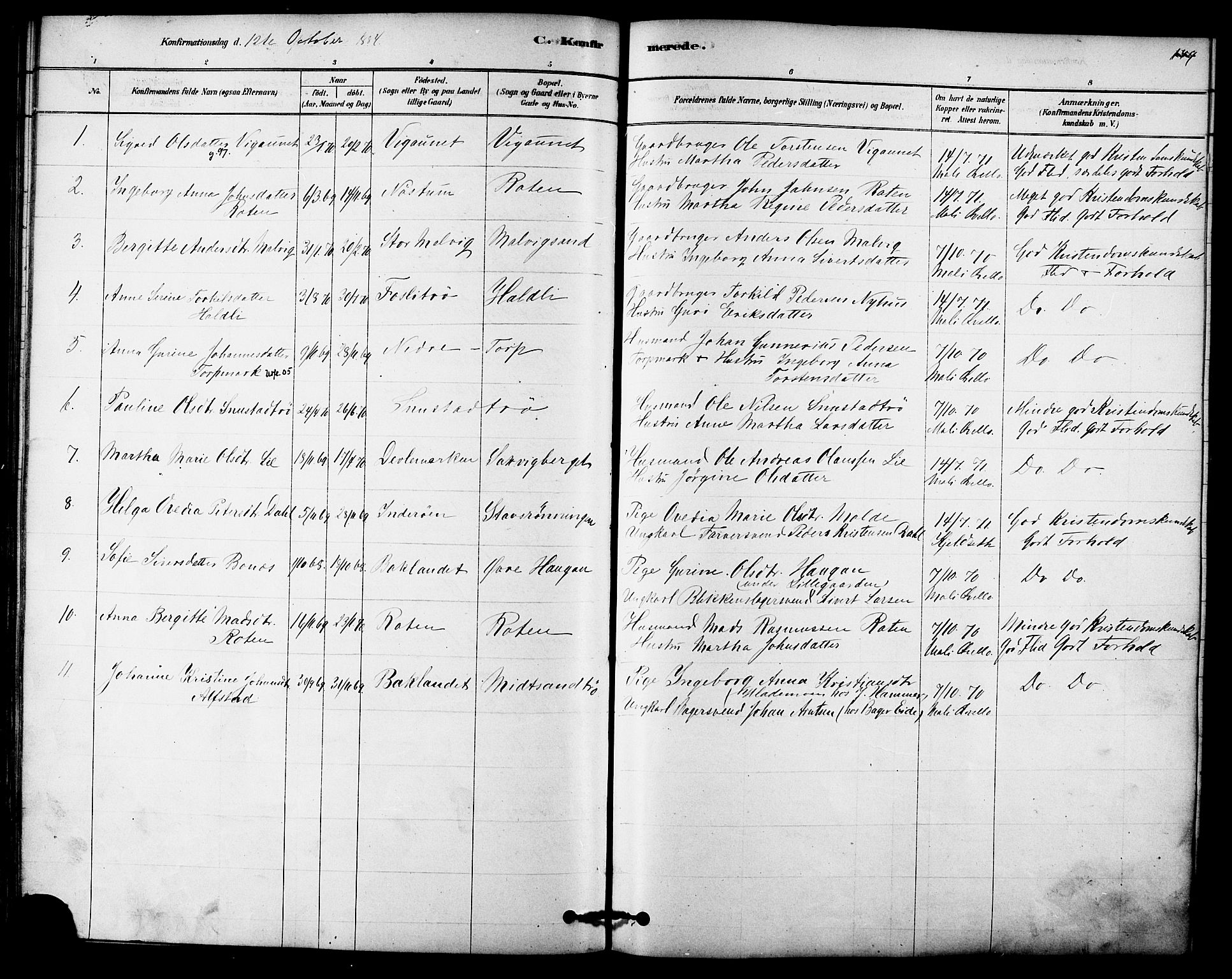 Ministerialprotokoller, klokkerbøker og fødselsregistre - Sør-Trøndelag, SAT/A-1456/616/L0410: Parish register (official) no. 616A07, 1878-1893, p. 149