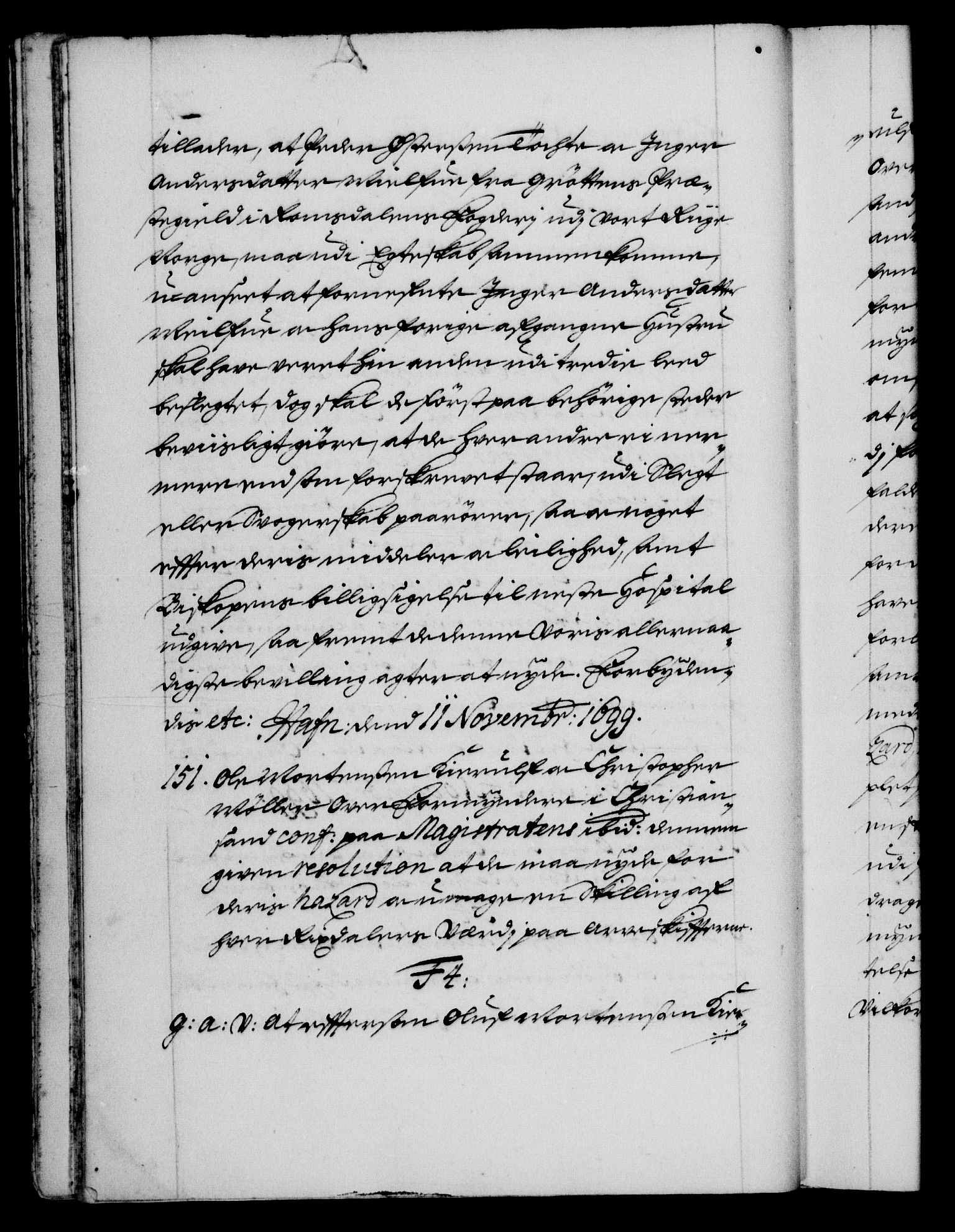 Danske Kanselli 1572-1799, RA/EA-3023/F/Fc/Fca/Fcaa/L0018: Norske registre, 1699-1703, p. 24b