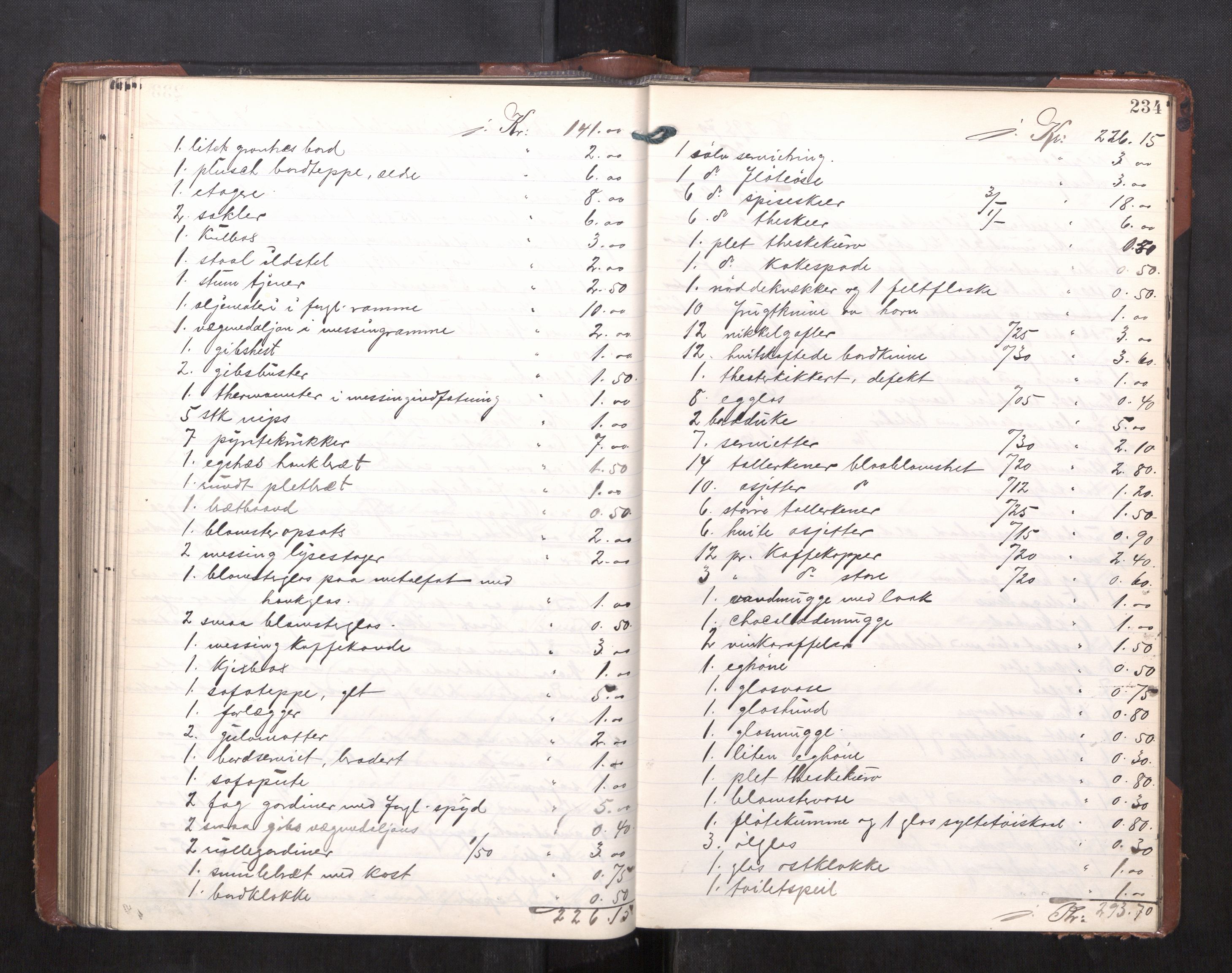 Trondheim byfogd, AV/SAT-A-0003/1/3/3C/L0029: Skifteregistreringsprotokoll - 8/12-11/4. (u/ register), 1909-1912, p. 234