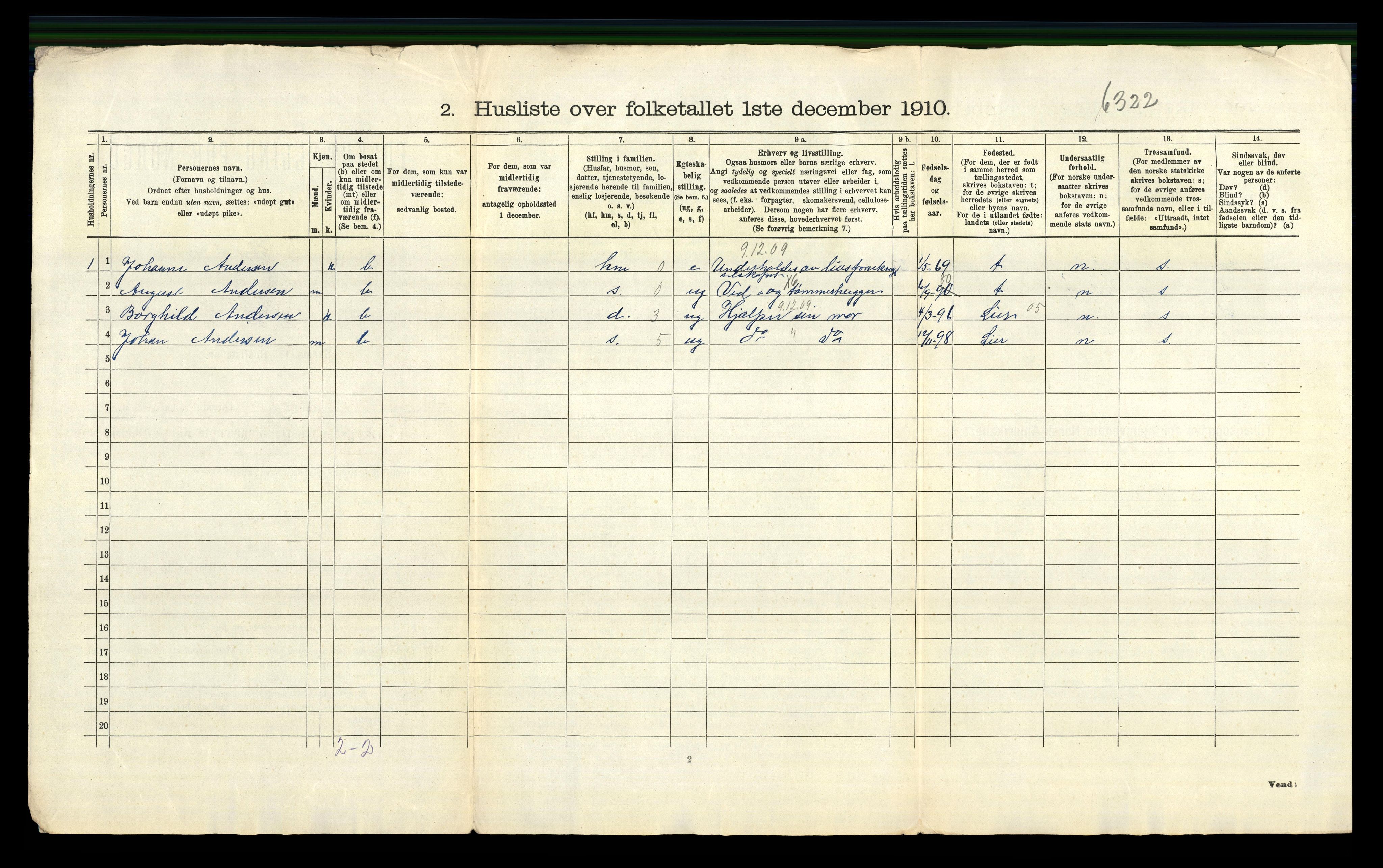 RA, 1910 census for Røyken, 1910, p. 36