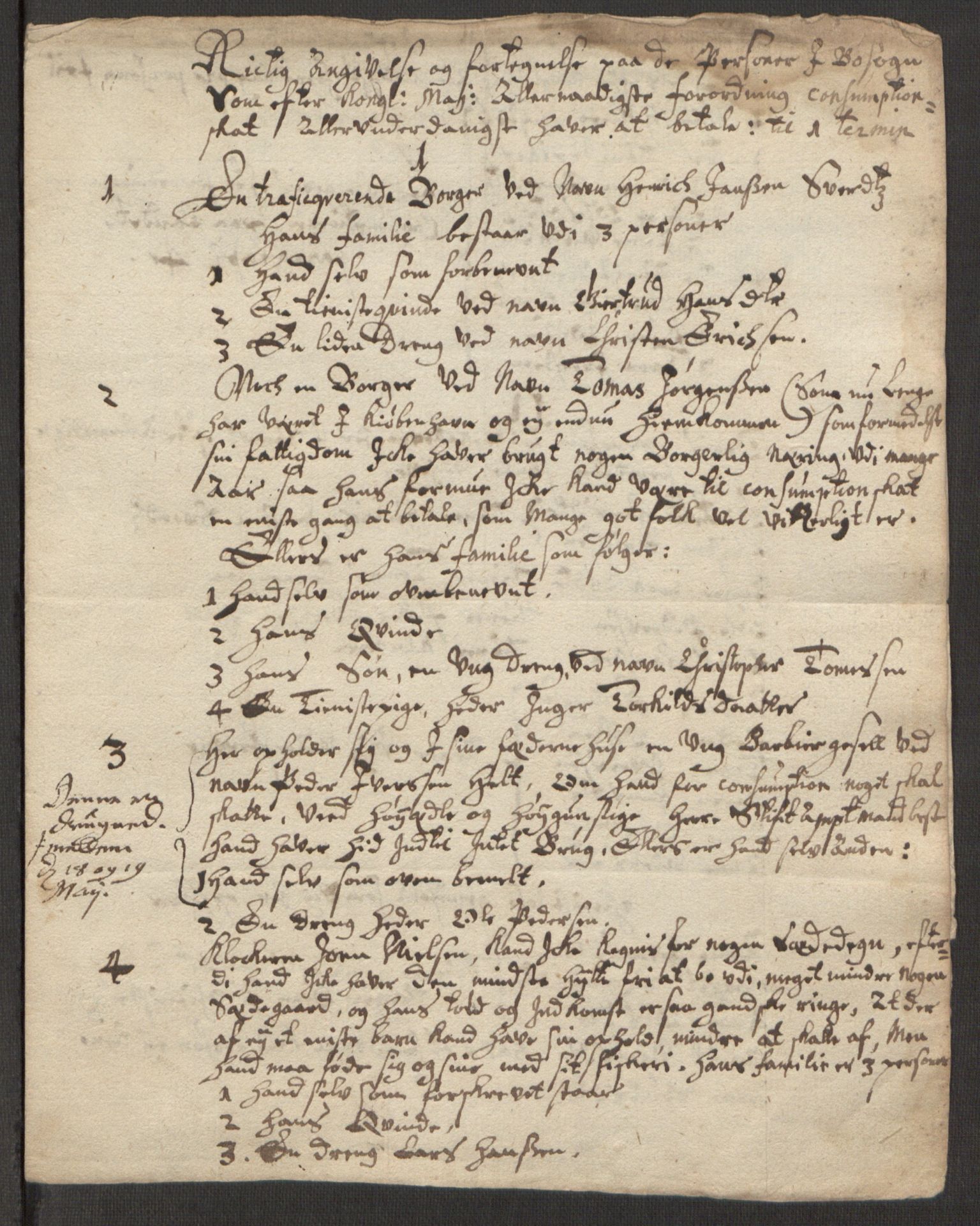 Rentekammeret inntil 1814, Reviderte regnskaper, Stiftamtstueregnskaper, Trondheim stiftamt og Nordland amt, AV/RA-EA-6044/R/Rf/L0065: Trondheim stiftamt, 1681