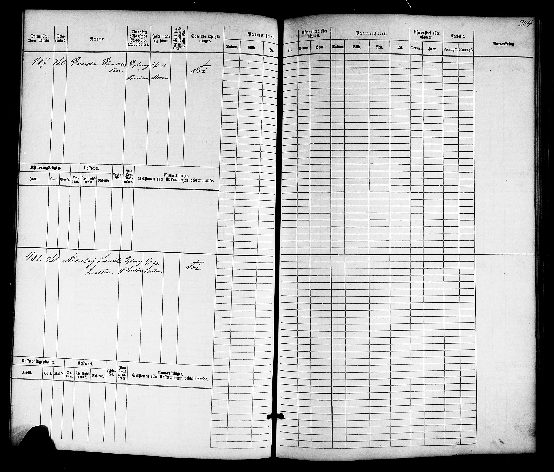 Tvedestrand mønstringskrets, SAK/2031-0011/F/Fb/L0015: Hovedrulle nr 1-766, U-31, 1869-1900, p. 210