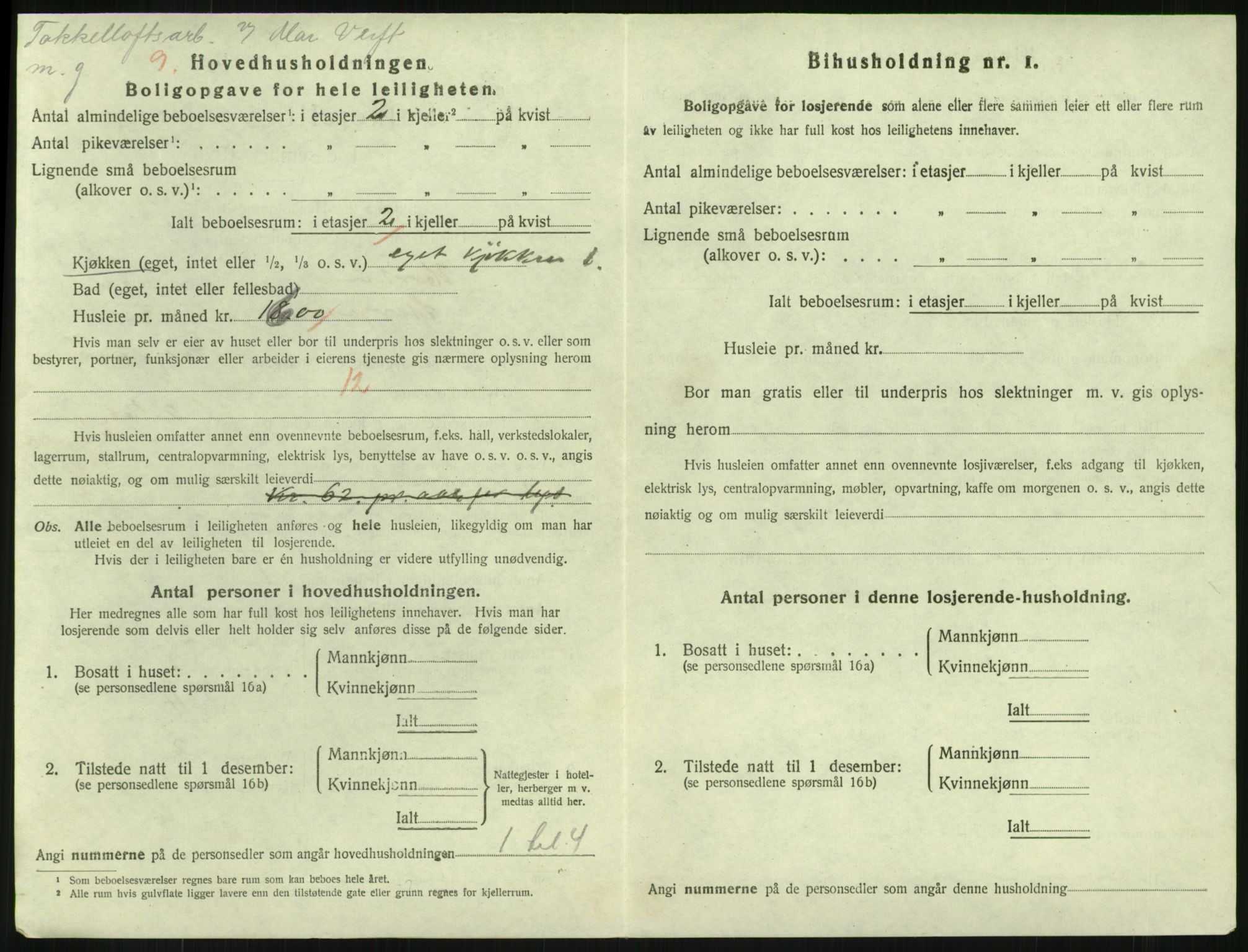 SAKO, 1920 census for Horten, 1920, p. 4906