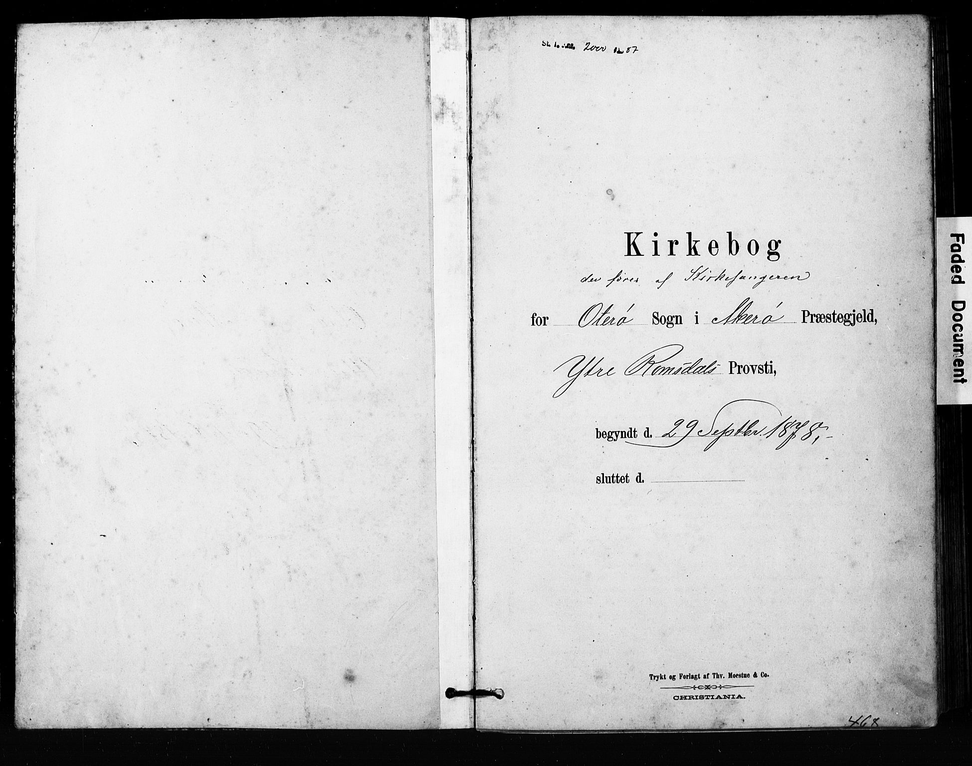 Ministerialprotokoller, klokkerbøker og fødselsregistre - Møre og Romsdal, SAT/A-1454/563/L0737: Parish register (copy) no. 563C01, 1878-1916