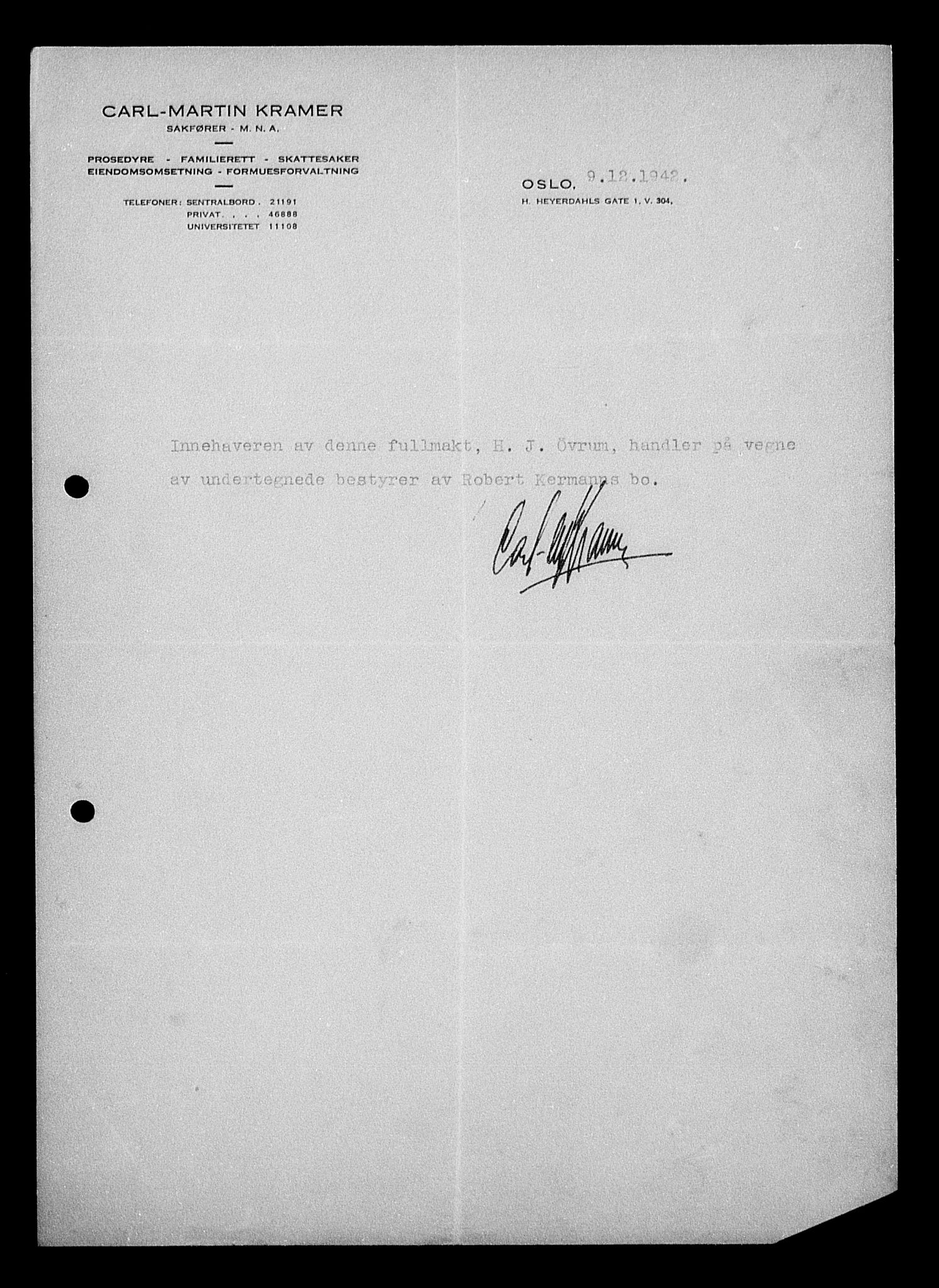 Justisdepartementet, Tilbakeføringskontoret for inndratte formuer, AV/RA-S-1564/H/Hc/Hcc/L0951: --, 1945-1947, p. 244