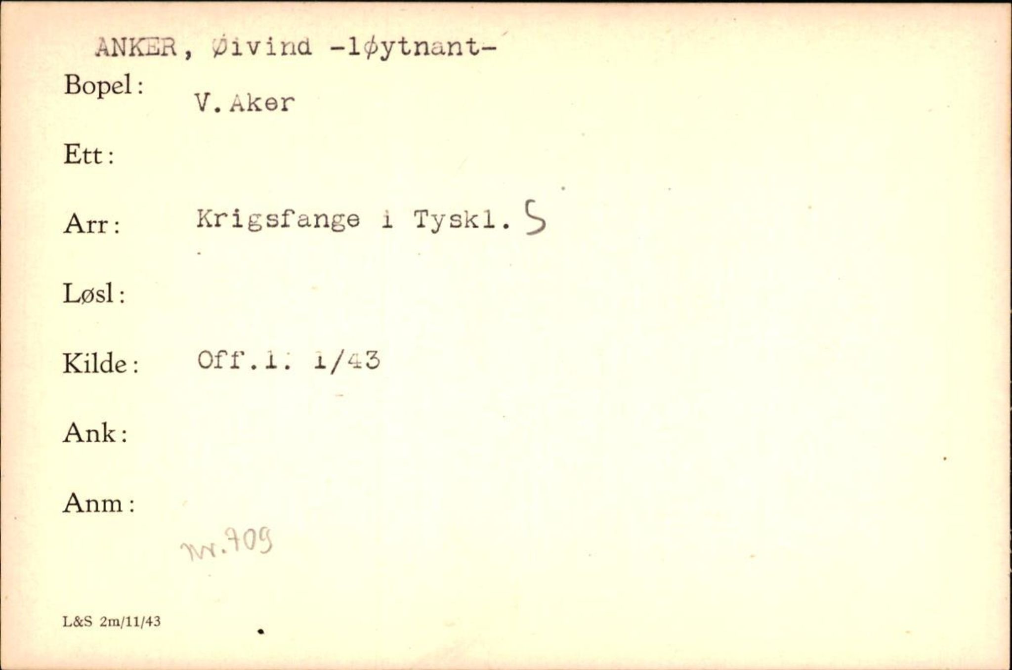 Forsvaret, Forsvarets krigshistoriske avdeling, AV/RA-RAFA-2017/Y/Yf/L0200: II-C-11-2102  -  Norske krigsfanger i Tyskland, 1940-1945, p. 47