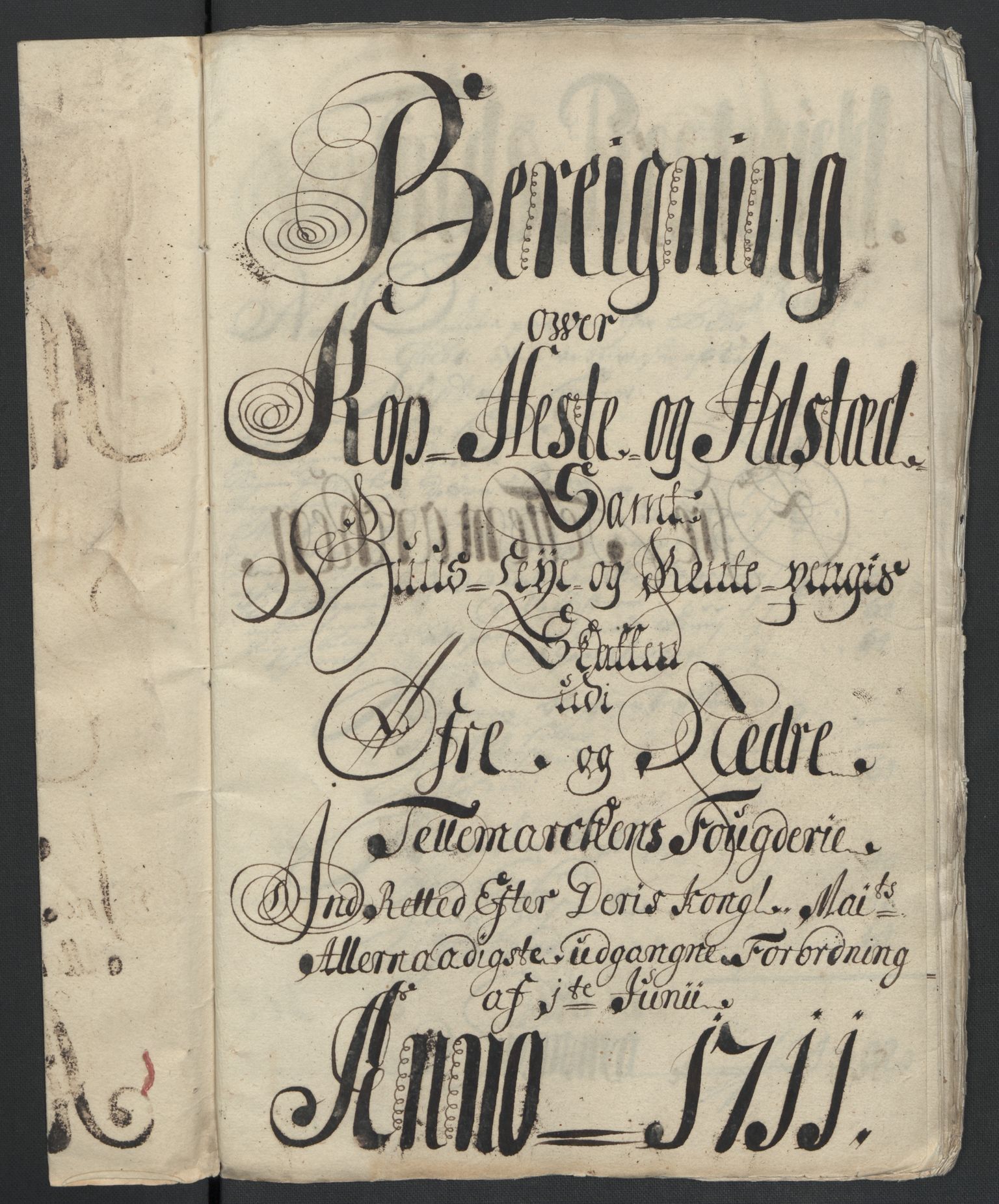 Rentekammeret inntil 1814, Reviderte regnskaper, Fogderegnskap, RA/EA-4092/R36/L2120: Fogderegnskap Øvre og Nedre Telemark og Bamble, 1711, p. 90