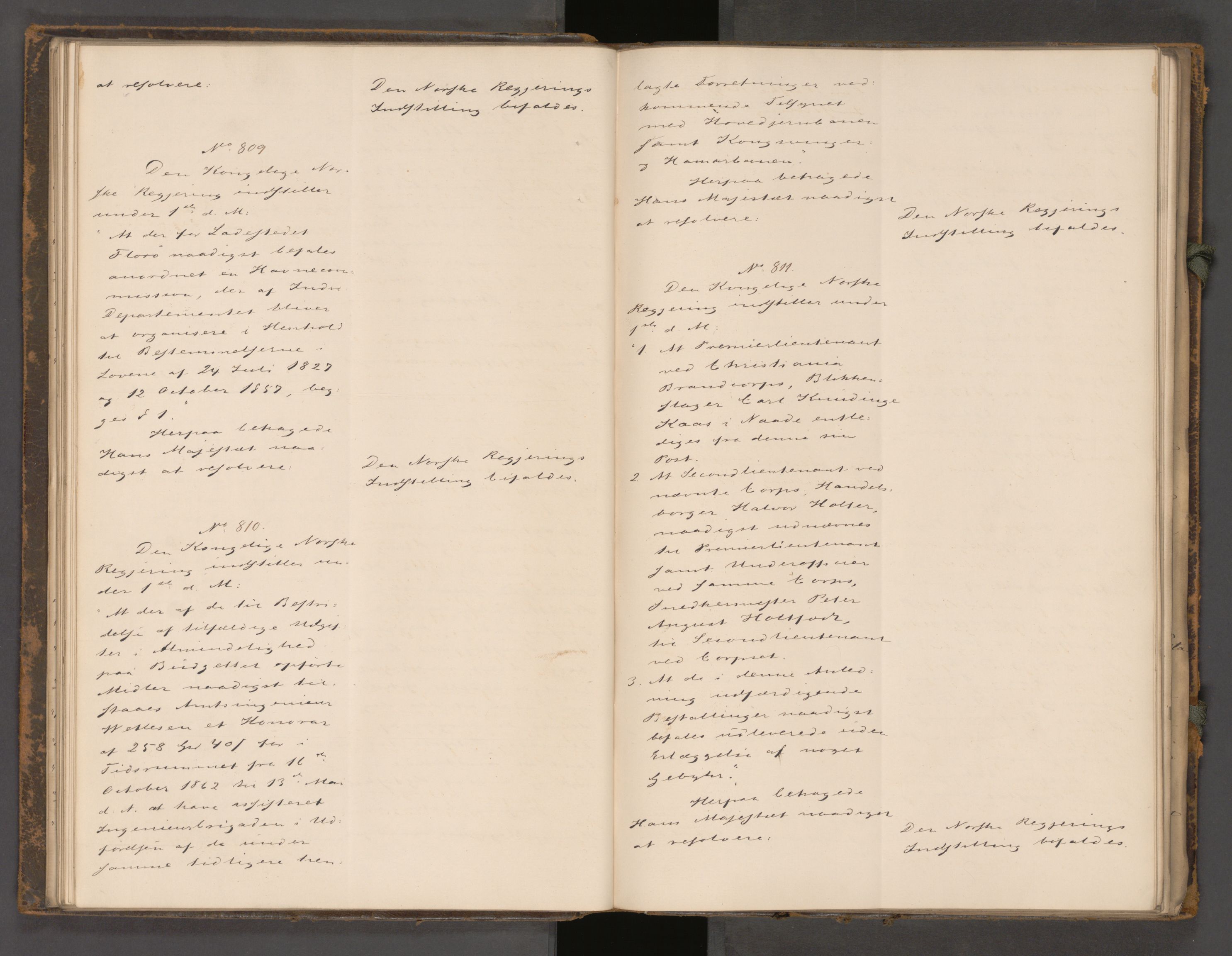 Statsrådssekretariatet, AV/RA-S-1001/A/Ab/L0104: Kgl. res. nr. 724-1001b, 2. halvår, 1865