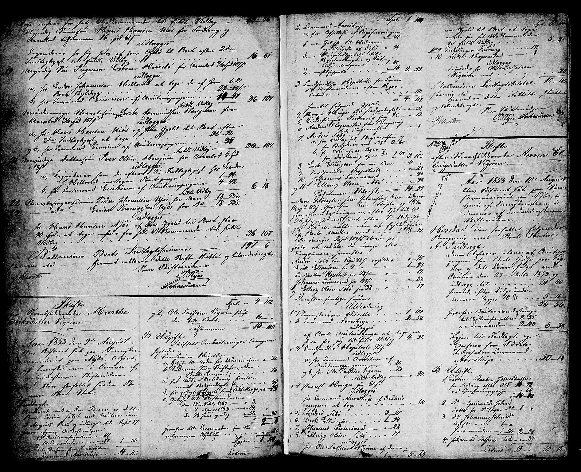 Ytre Sogn tingrett, AV/SAB-A-2601/1/H/Hc/L0001a: Skifteutlodningsprotokoll, 1853-1868, p. 5b-6a