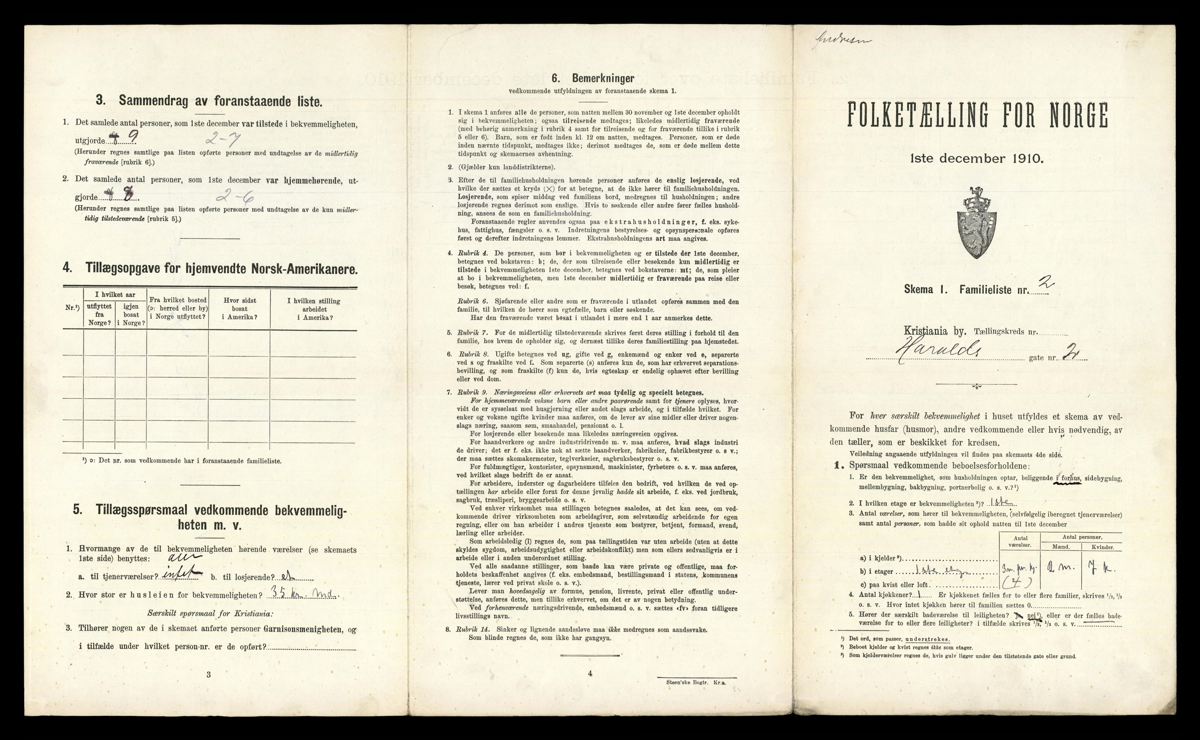 RA, 1910 census for Kristiania, 1910, p. 34723