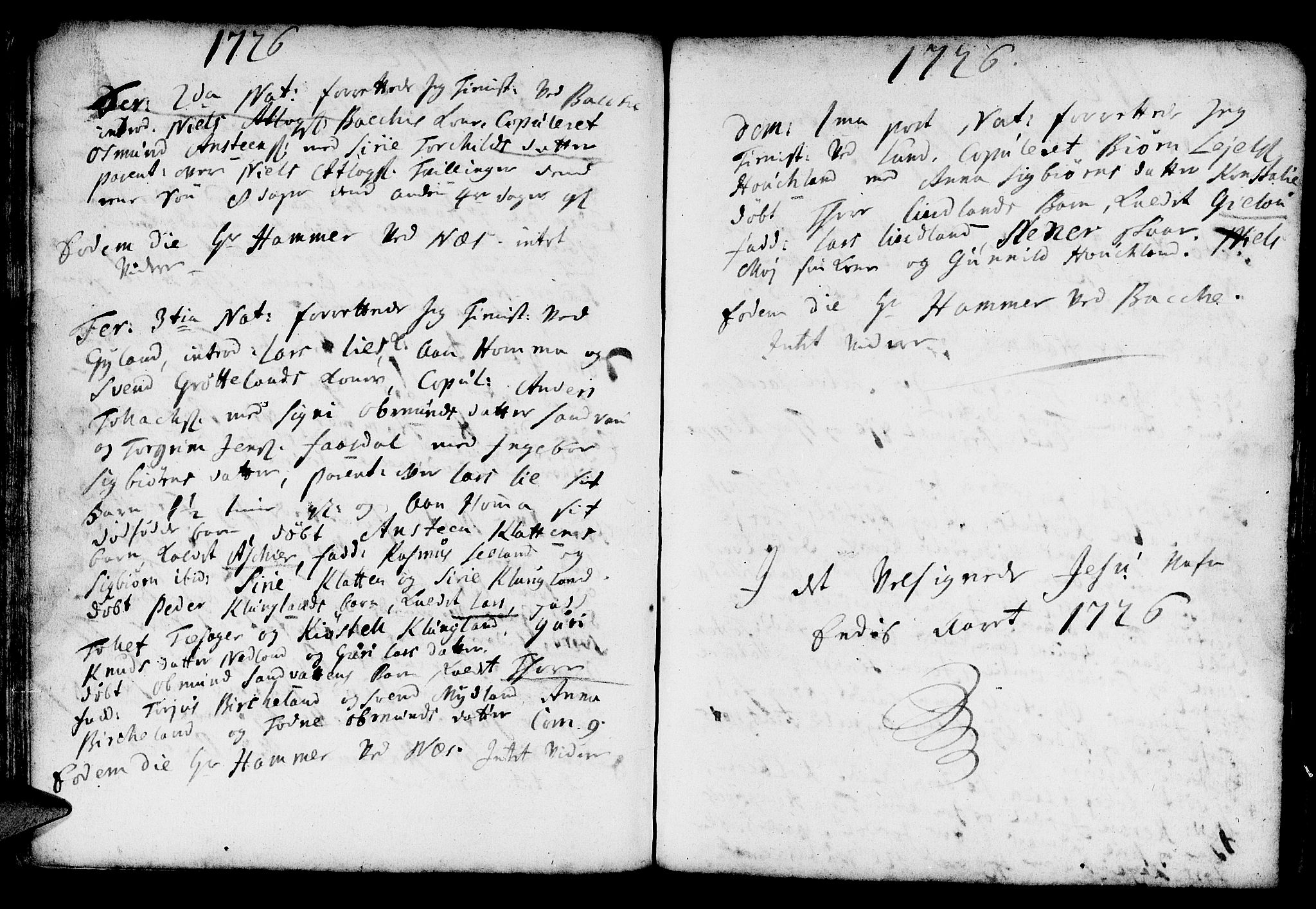 Lund sokneprestkontor, AV/SAST-A-101809/S06/L0001: Parish register (official) no. A 1, 1724-1737