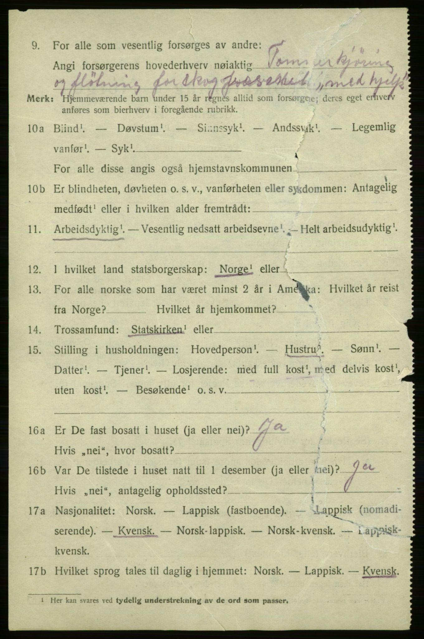 SATØ, 1920 census for Sør-Varanger, 1920, p. 6575