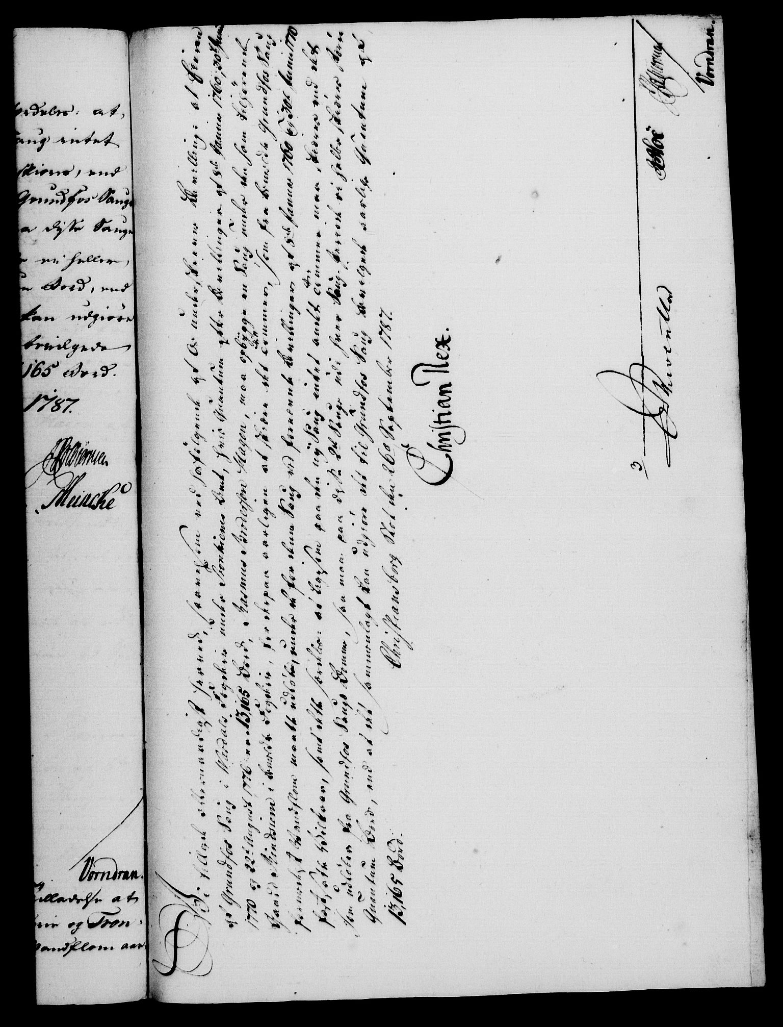 Rentekammeret, Kammerkanselliet, RA/EA-3111/G/Gf/Gfa/L0069: Norsk relasjons- og resolusjonsprotokoll (merket RK 52.69), 1787, p. 1040