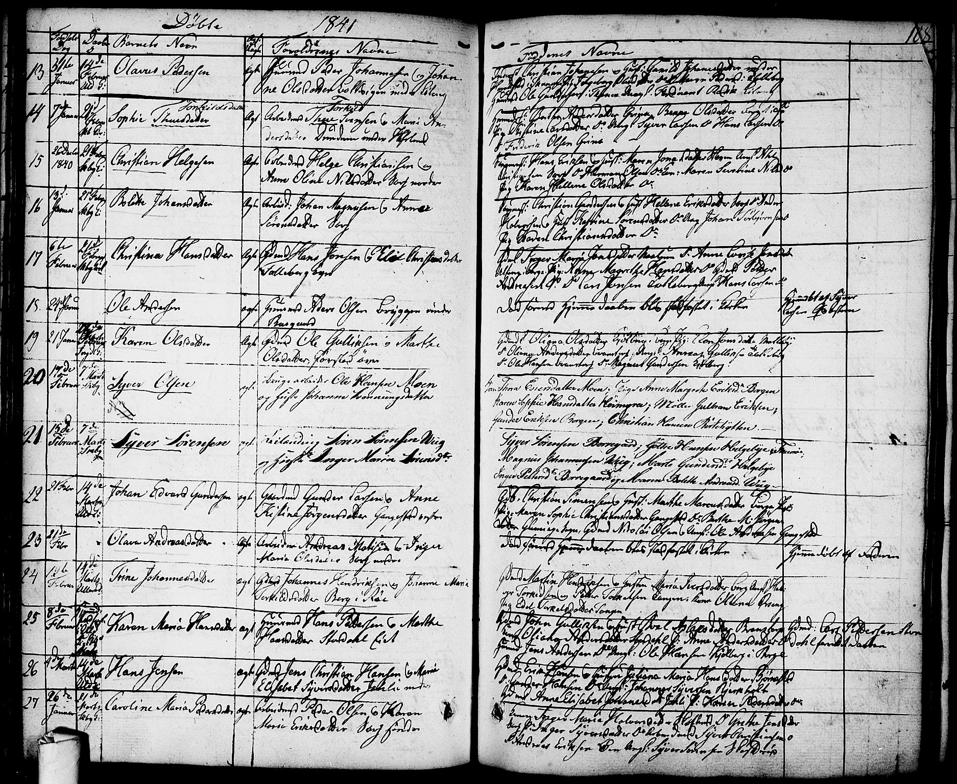 Skjeberg prestekontor Kirkebøker, AV/SAO-A-10923/F/Fa/L0005: Parish register (official) no. I 5, 1830-1845, p. 107