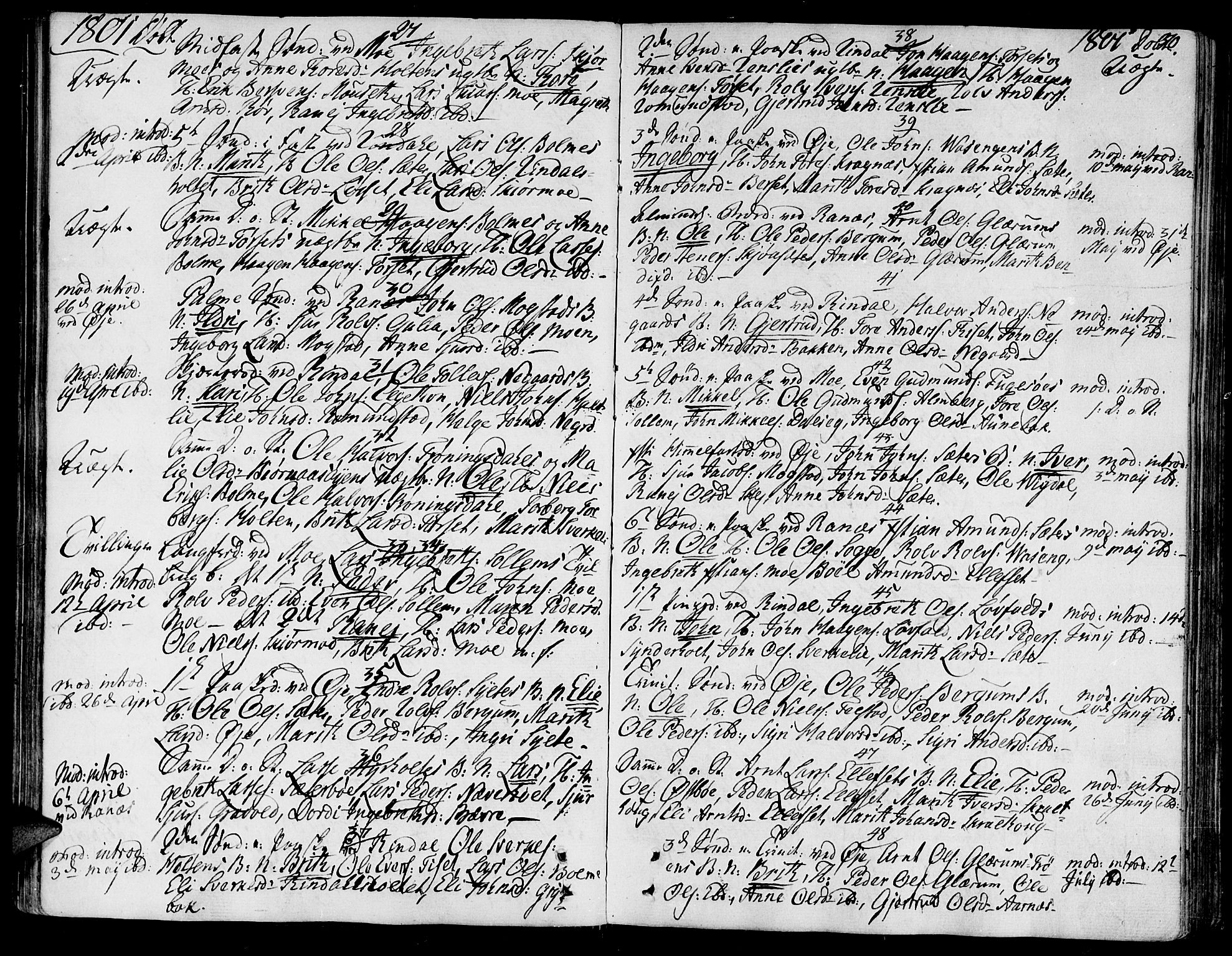 Ministerialprotokoller, klokkerbøker og fødselsregistre - Møre og Romsdal, SAT/A-1454/595/L1040: Parish register (official) no. 595A02, 1797-1819, p. 50